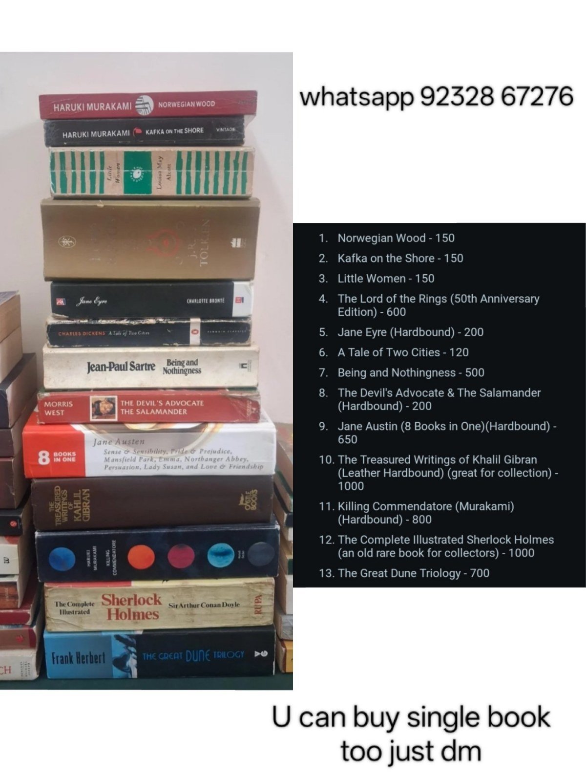Buy Second Hand 1. Norwegian Wood 2. Kafka on the Shore - in Jaipur Municipal Corporation - Bookaao