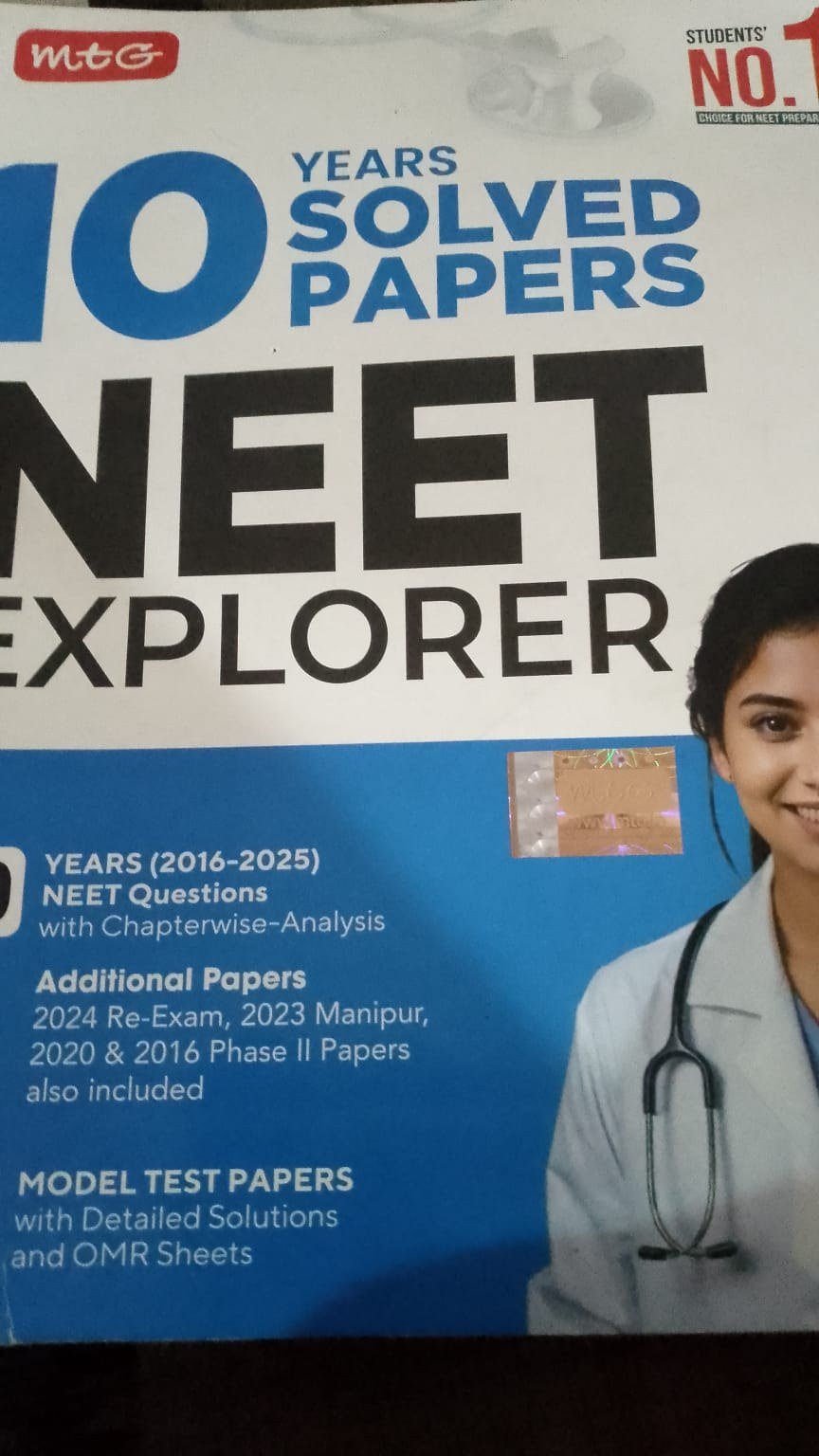 10 YEAR OF  NEET QUESTION PAPER WITH SOLUTION