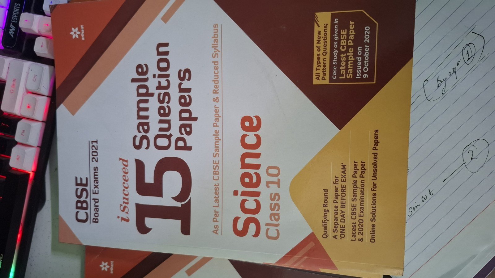 15 sample question papers class 10 (Science) - New Book - Bookaao
