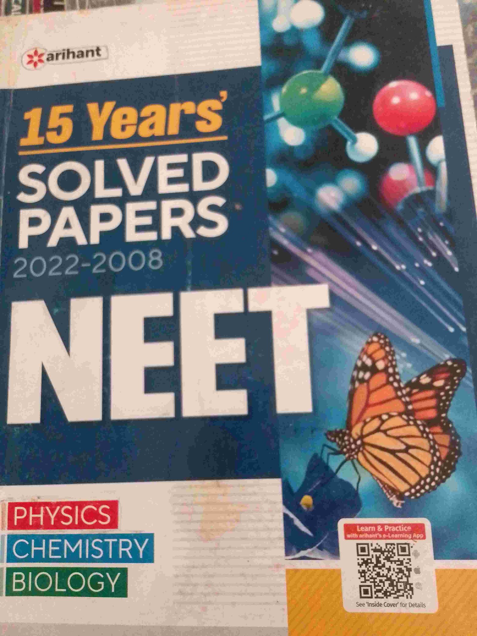 15 years solved papers for NEET - Second Hand - Bookaao