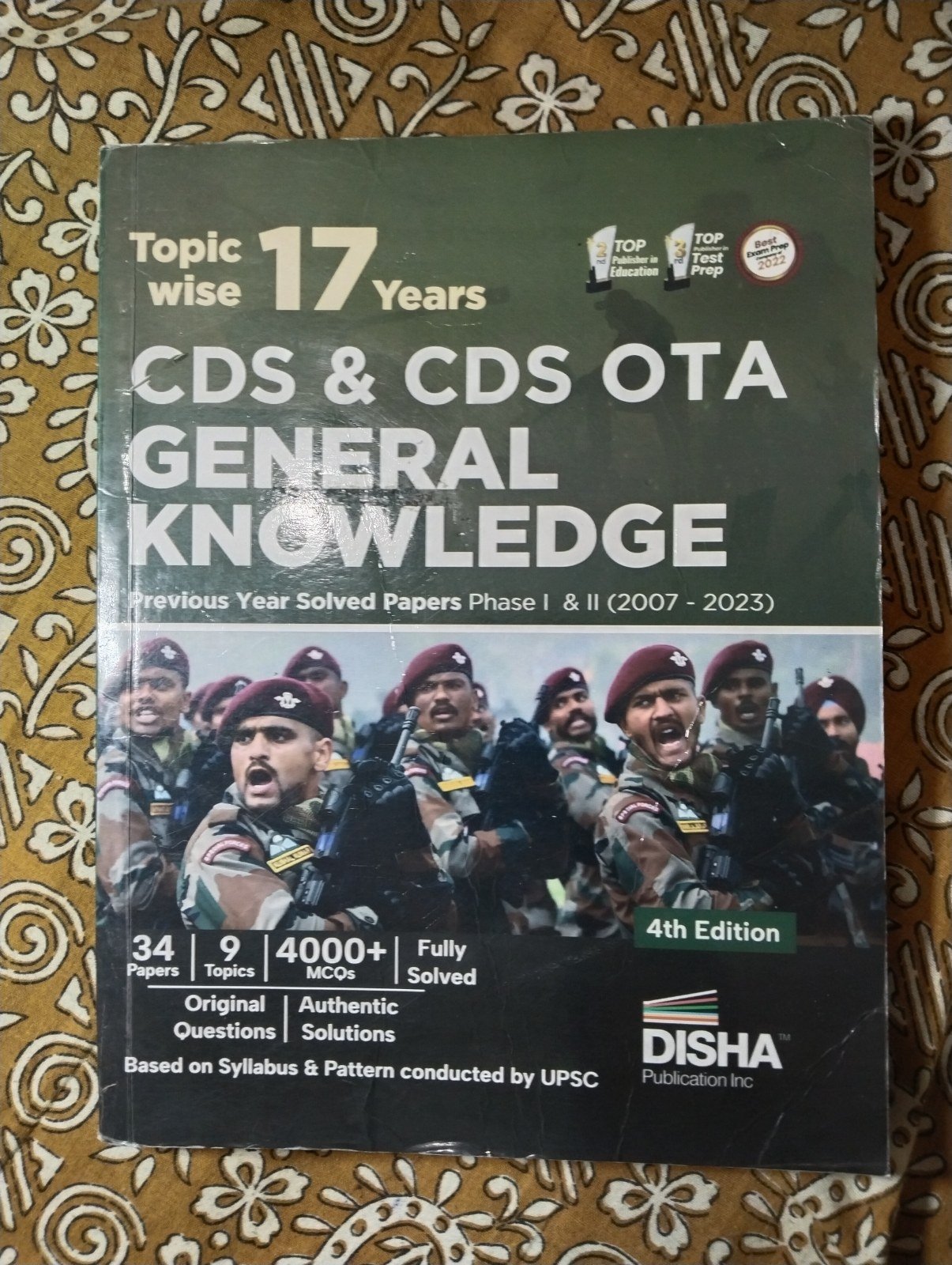 17 Years CDS & CDS OTA GENERAL KNOWLEDGE PYQ - Second Hand - Bookaao