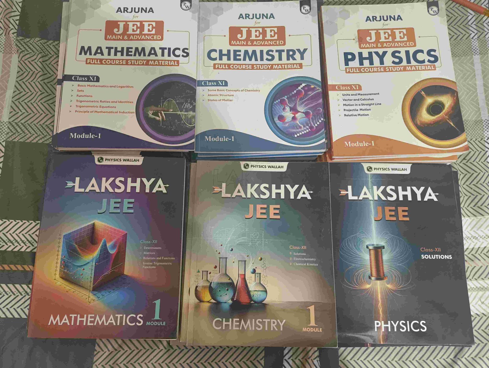 PW modules JEE ARJUNA AND LAKSHAY