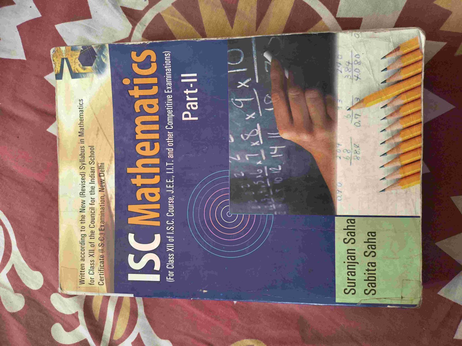 ISC Mathematics Part II (For class XII)