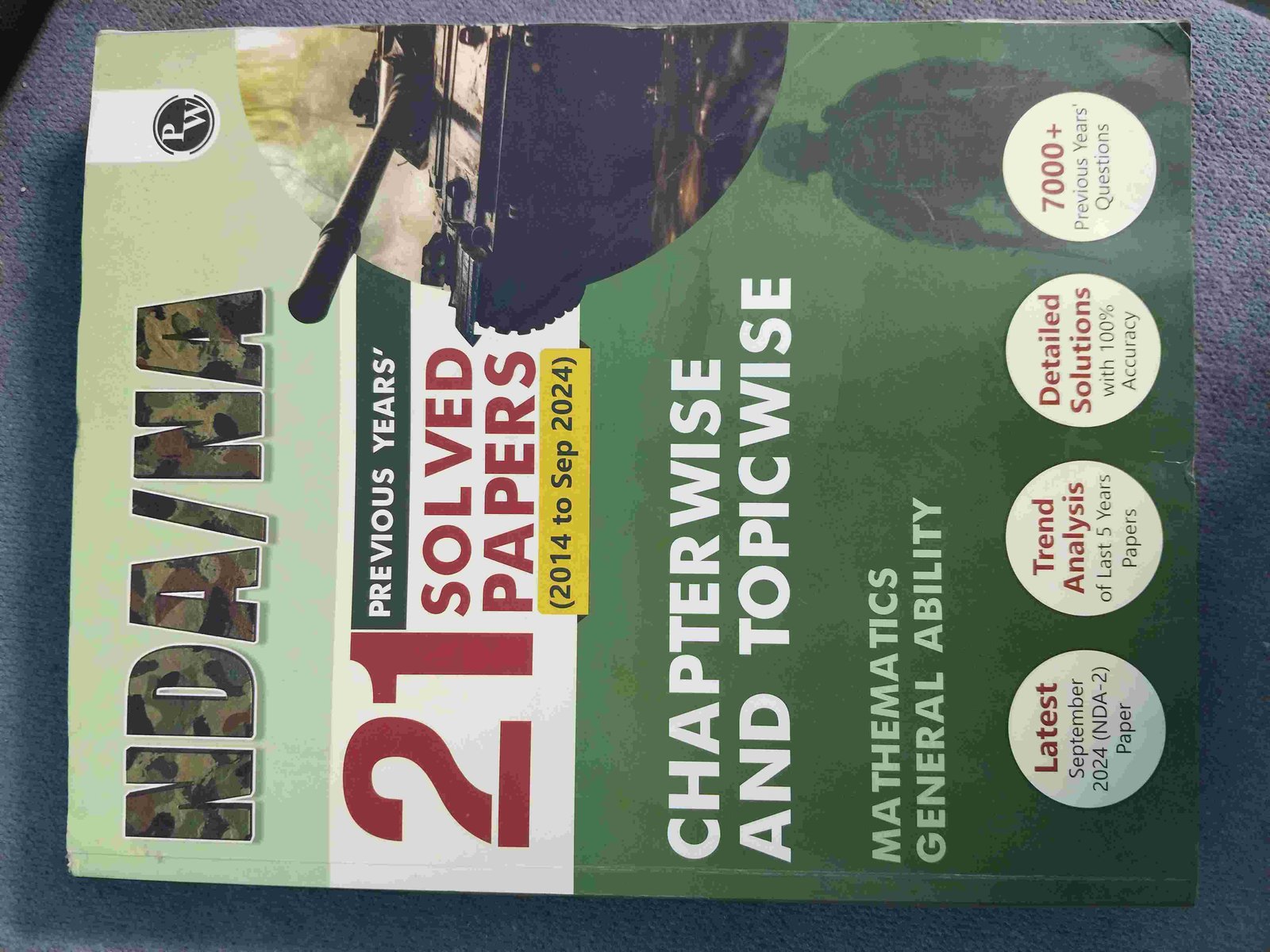 NDA/NA PW 21 YEARS PREVIOUS YEAR SOLVED PAPERS