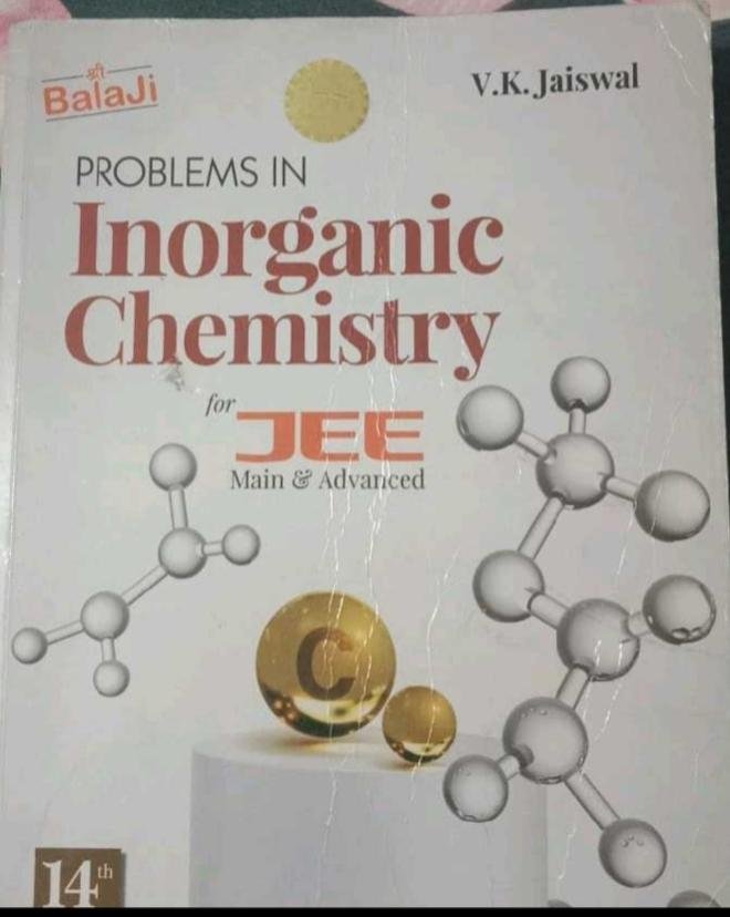 Inorganic Chemistry JEE Book