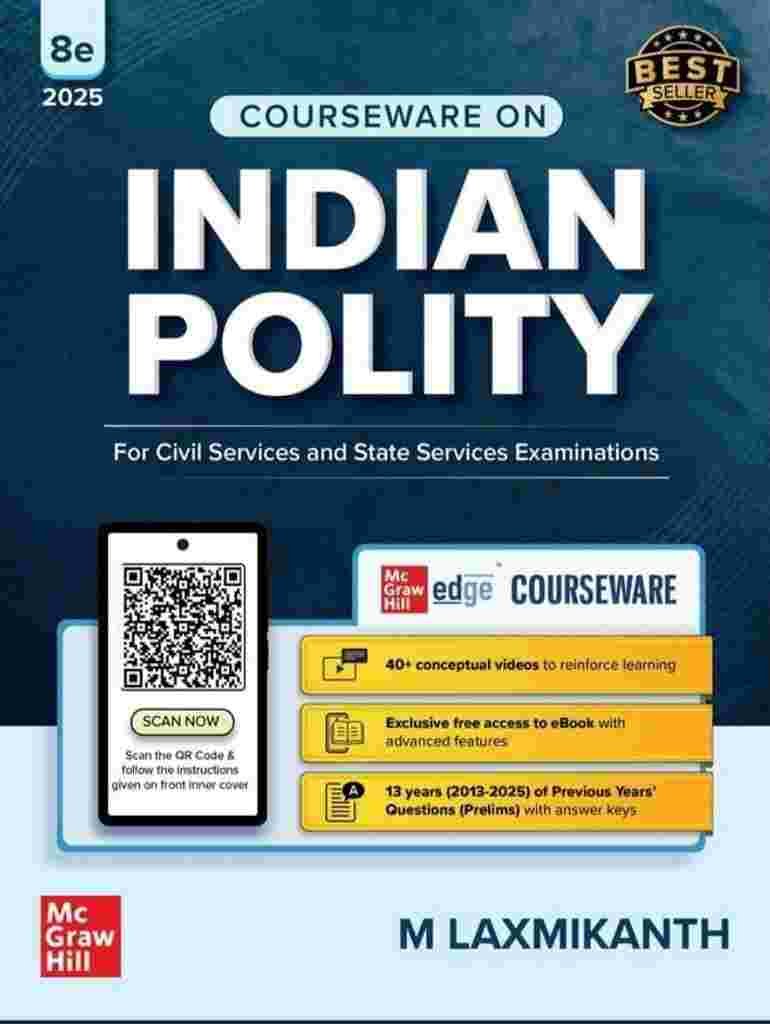 Indian Polity 8th Edition M.Laxmikanth - New Book - Bookaao