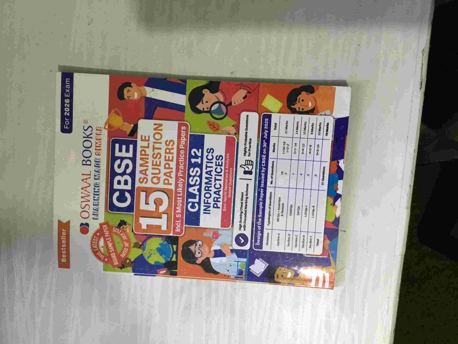 Oswaal CBSE 15 Sample Question Papers Class 12 IP