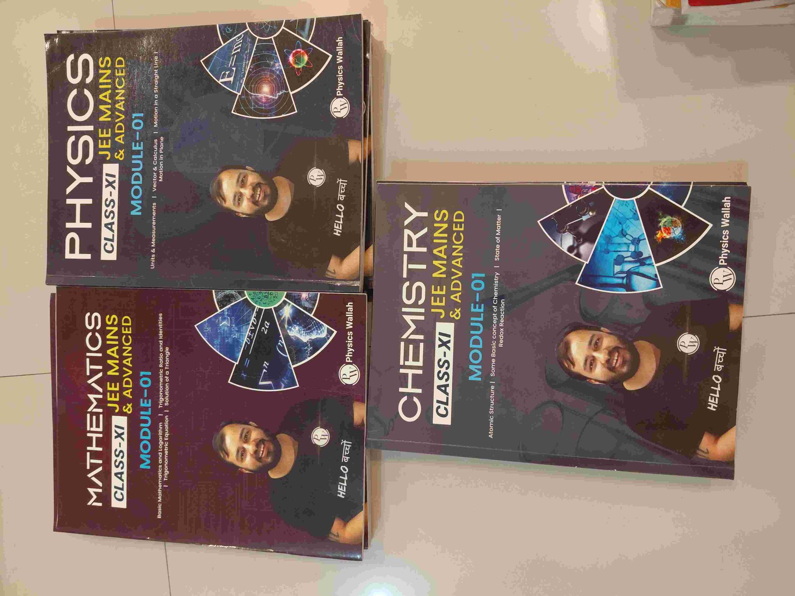 Physicswallah modules Physics chemistry maths 11th