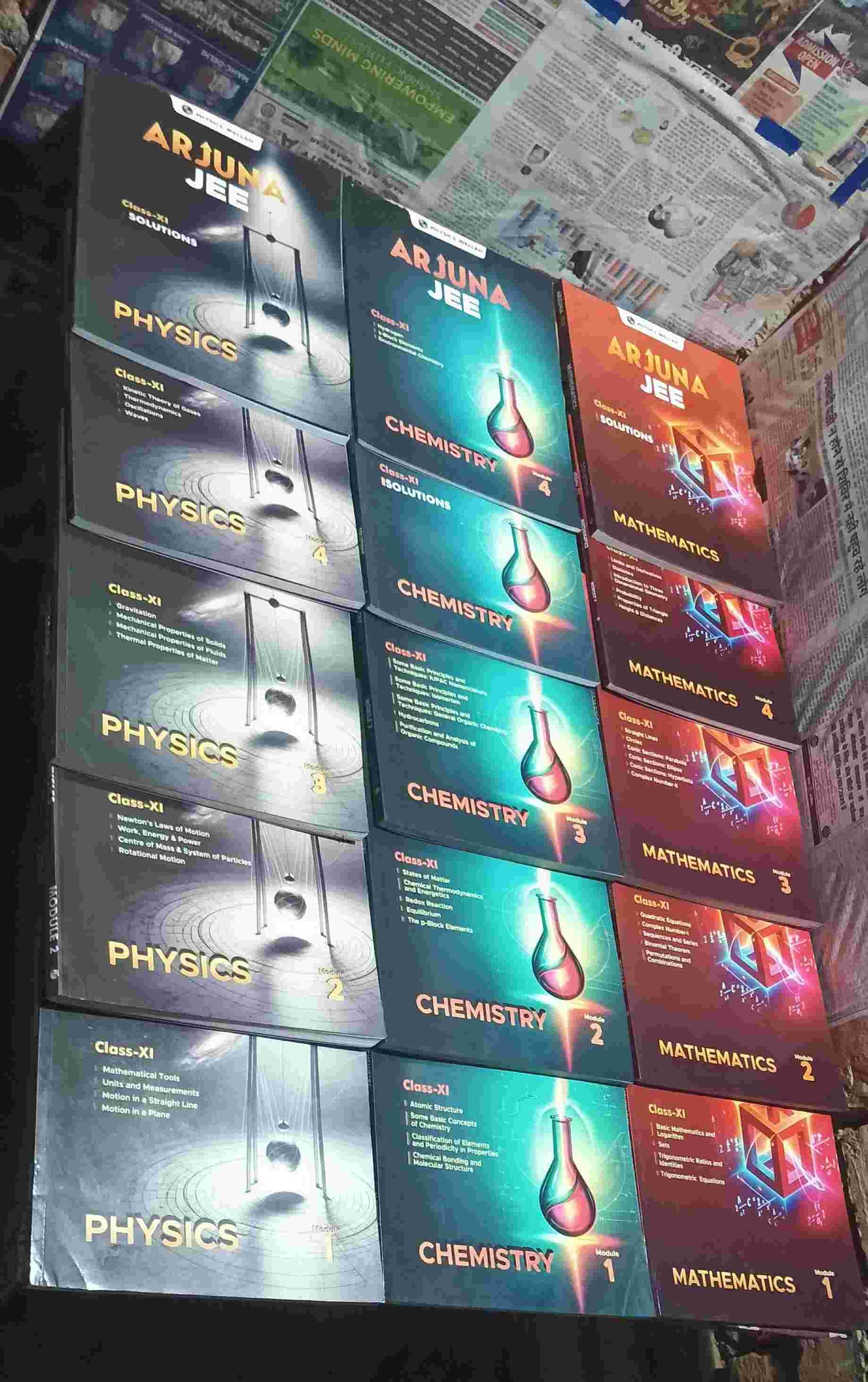 Pw class 11th Arjuna jee  module set of 15