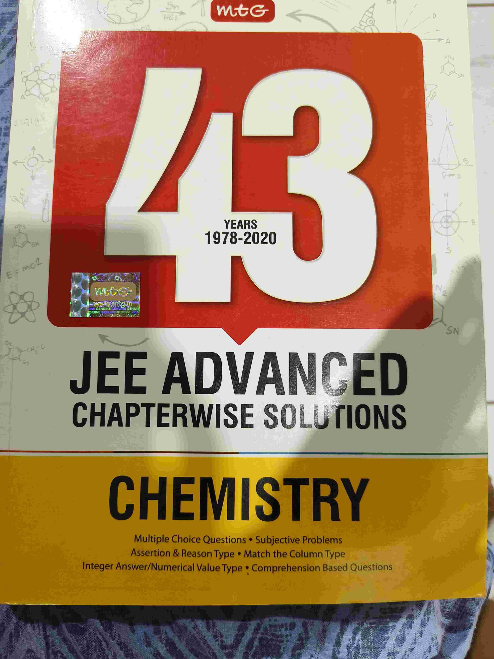 MTG JEE ADVANCED CHAPTERWISE SOLUTION chemistry
