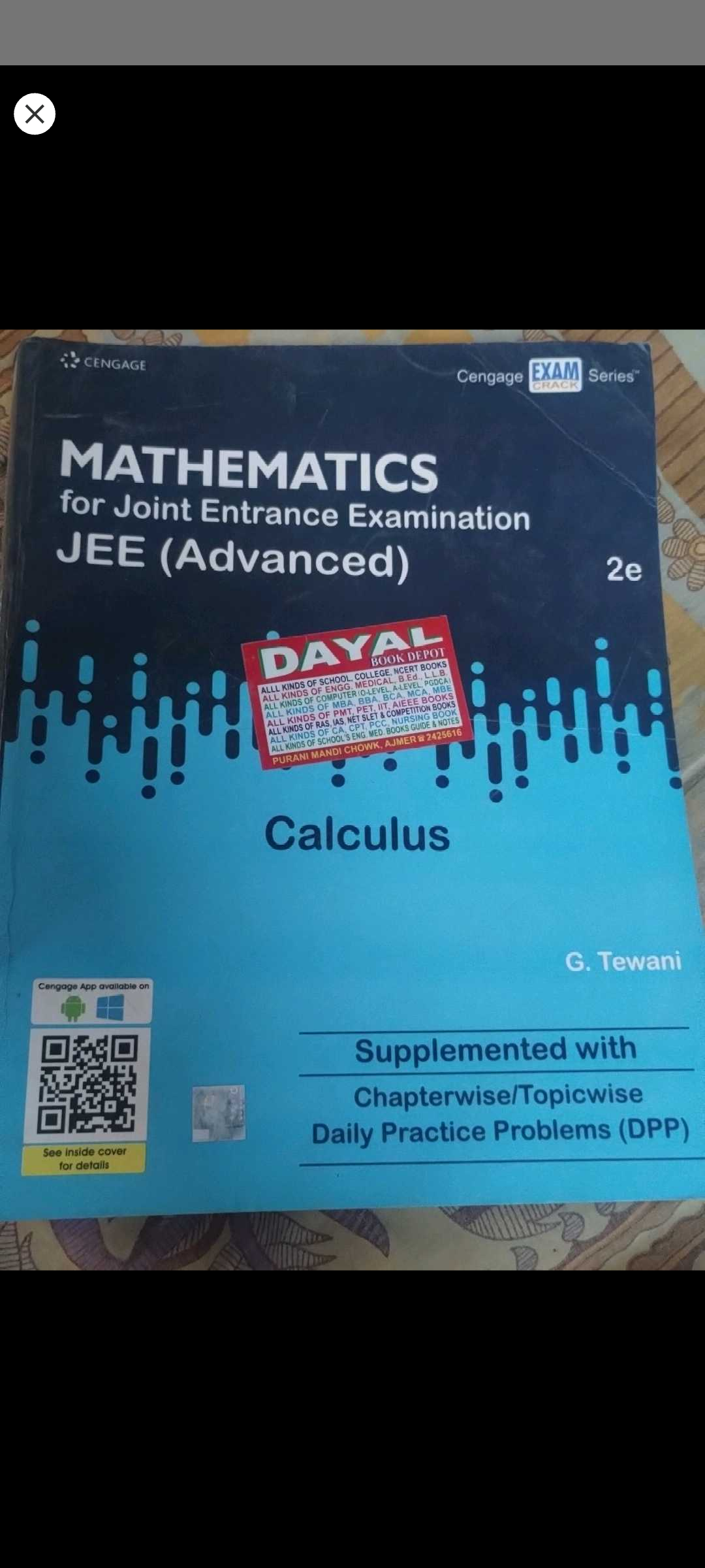 Cengage mathematics JEE Adv calculus