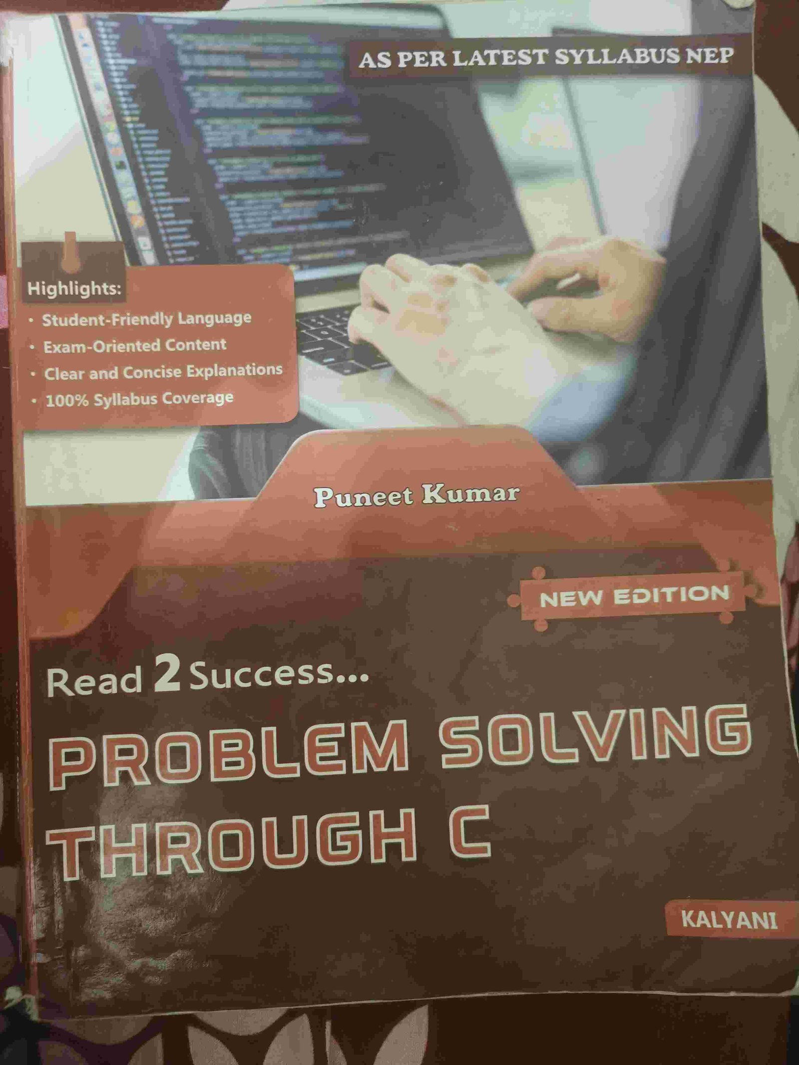 Problem solving c language Kalyani publication
