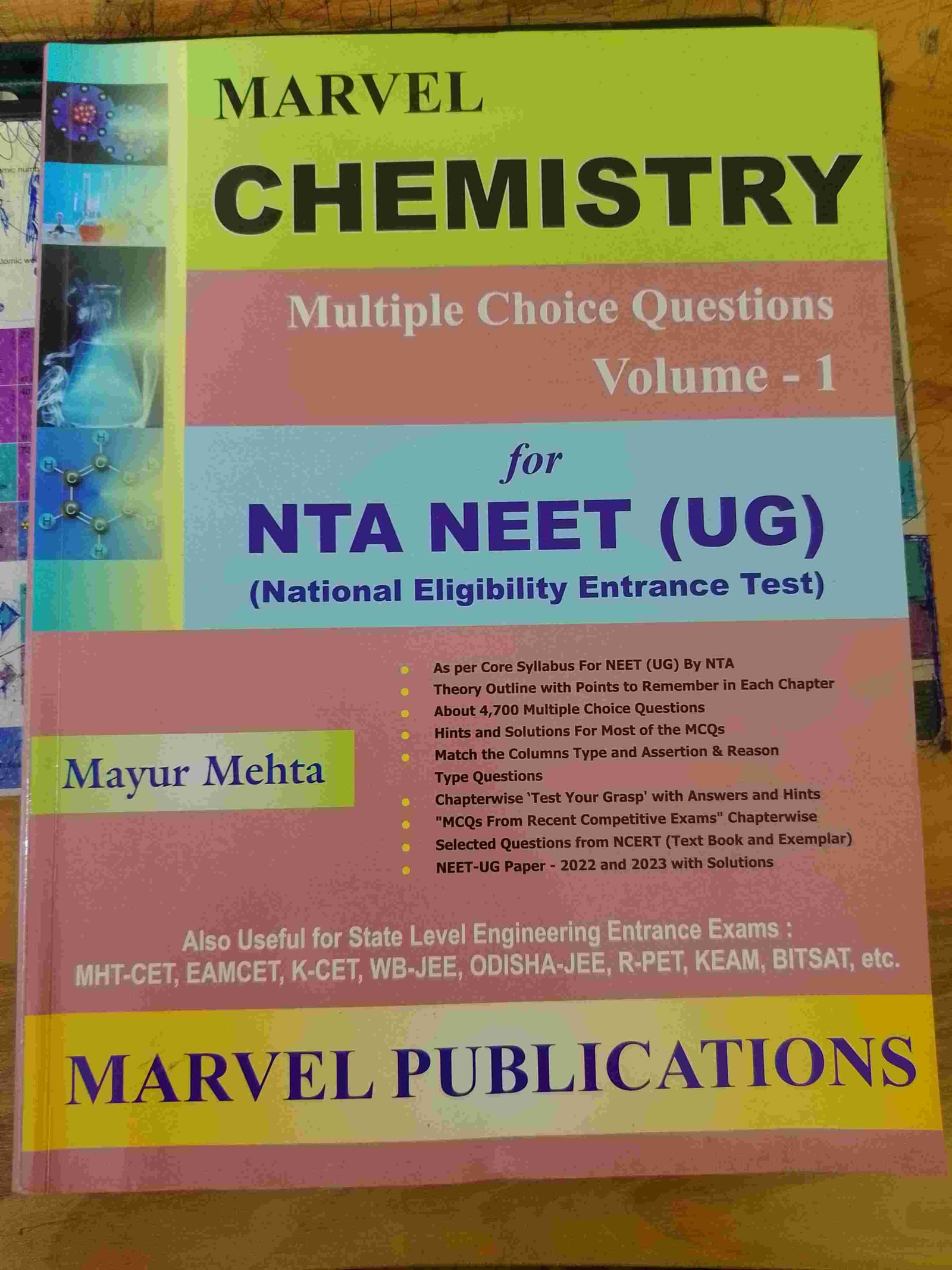 MARVEL CHEMISTRY NEET UG VOLUME 1 + 2