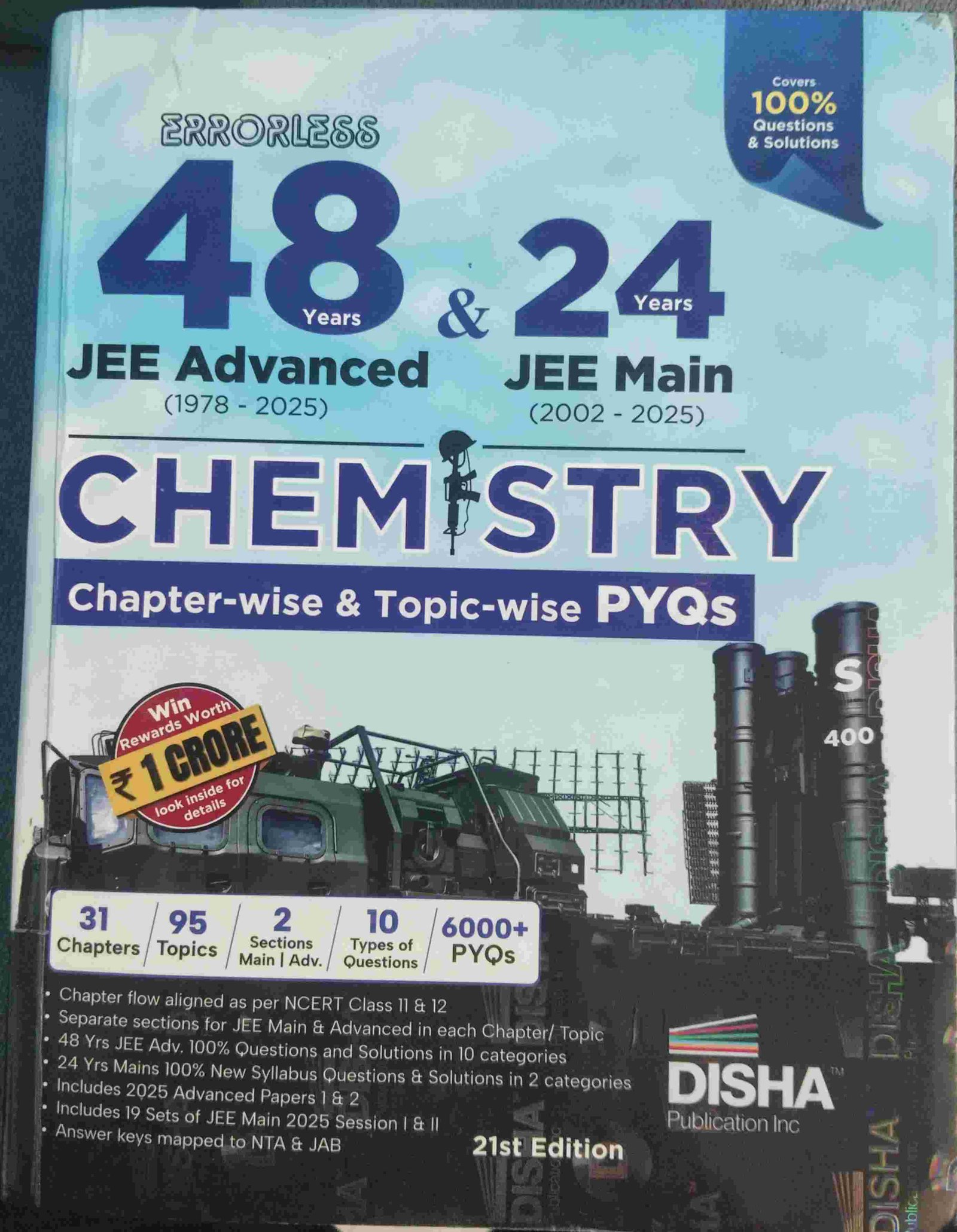 JEE Advanced & JEE Main Chemistry PYQ Book