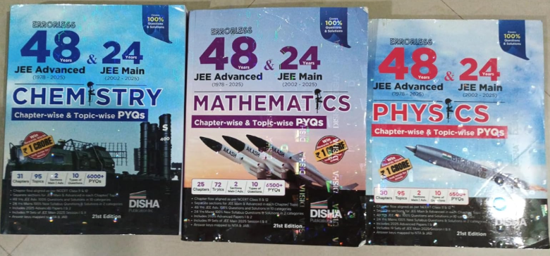 Disha Combo JEE Advanced and JEE Main PYQ Book PCM