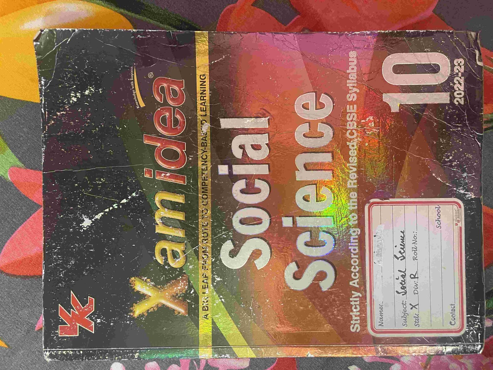 Xam idea social science (sst) class 10