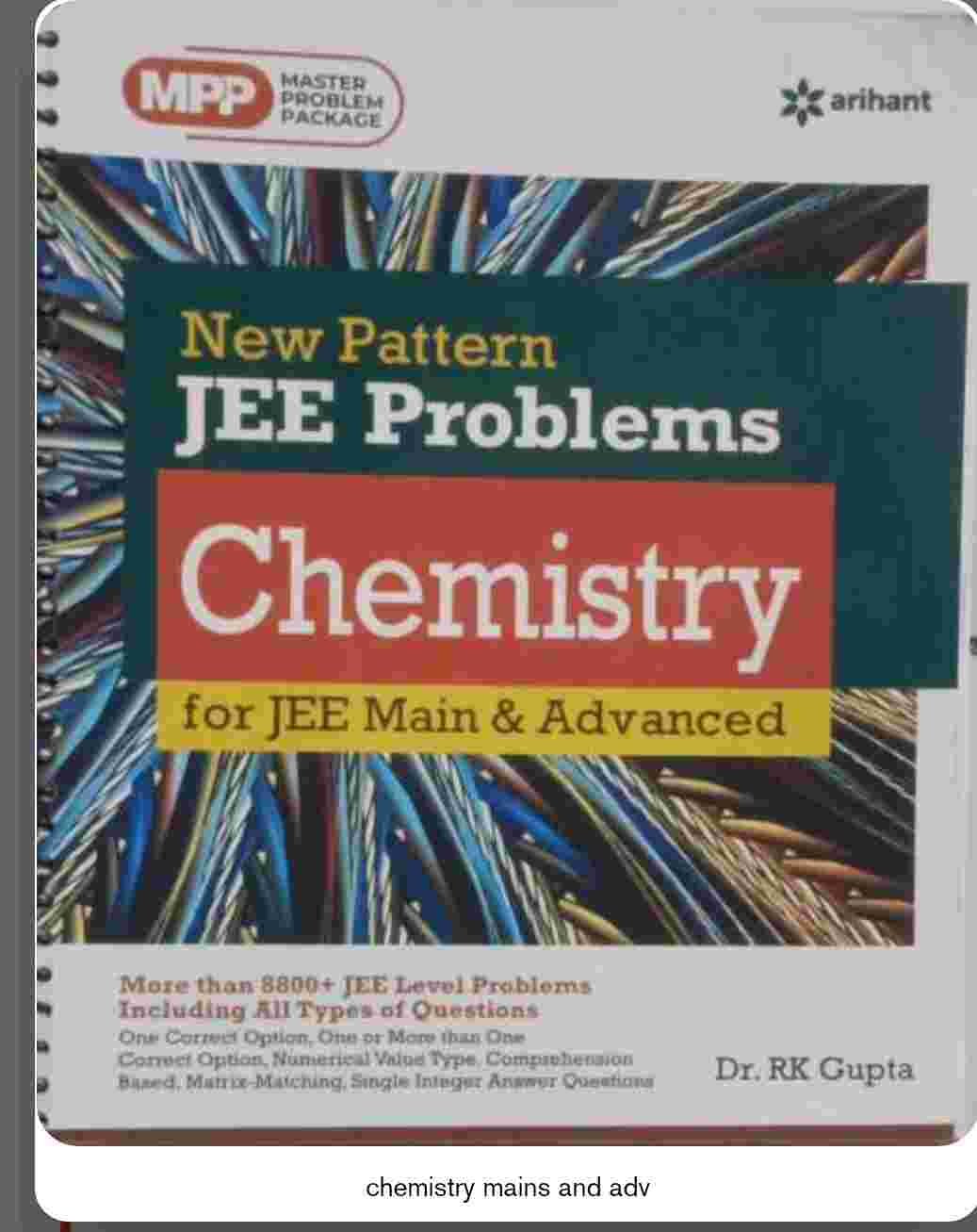 Jee problems in chemistry for main and advance