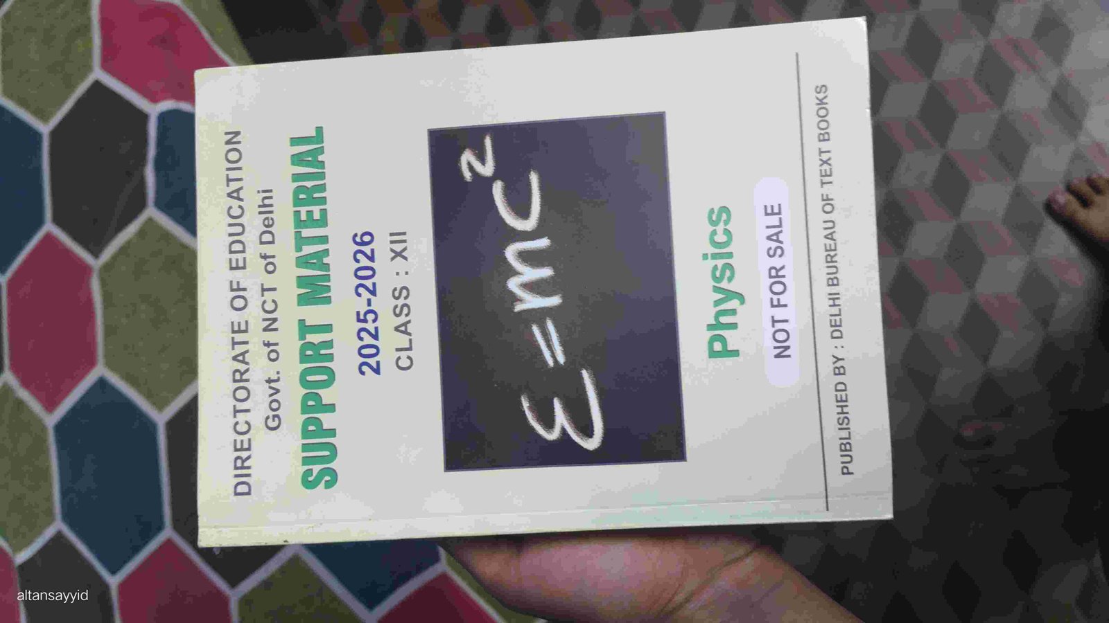 Support material class 12 physics 2025-2026