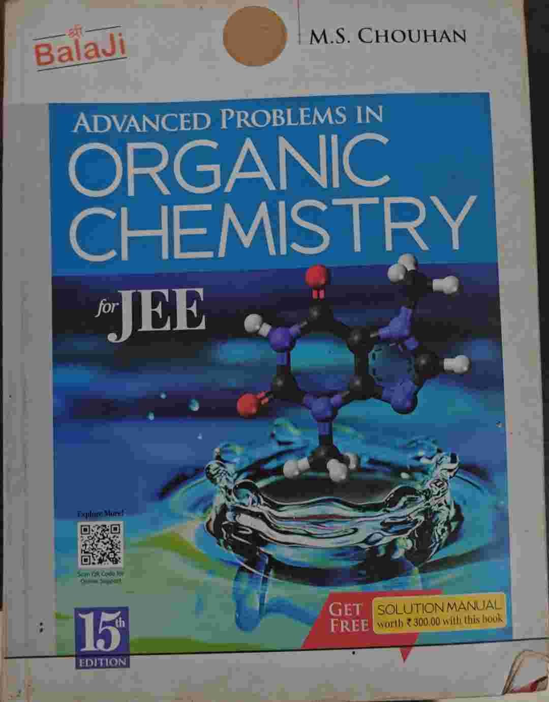 ADVANCED PROBLEMS IN  ORGANIC CHEMISTRY  for JEE