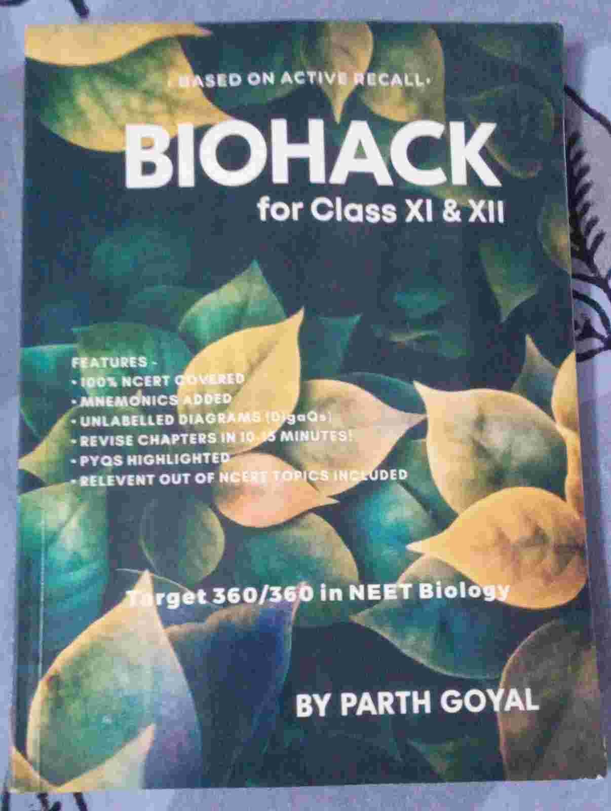 Dr Parth goel Bio hack book
