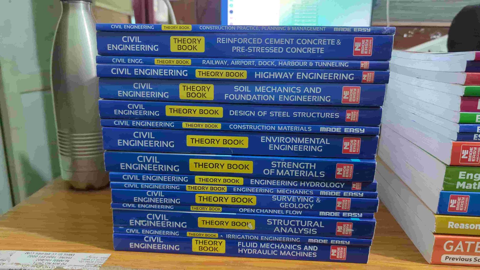 MADE EASY GATE + ESC Theory books Set Civil Engineering