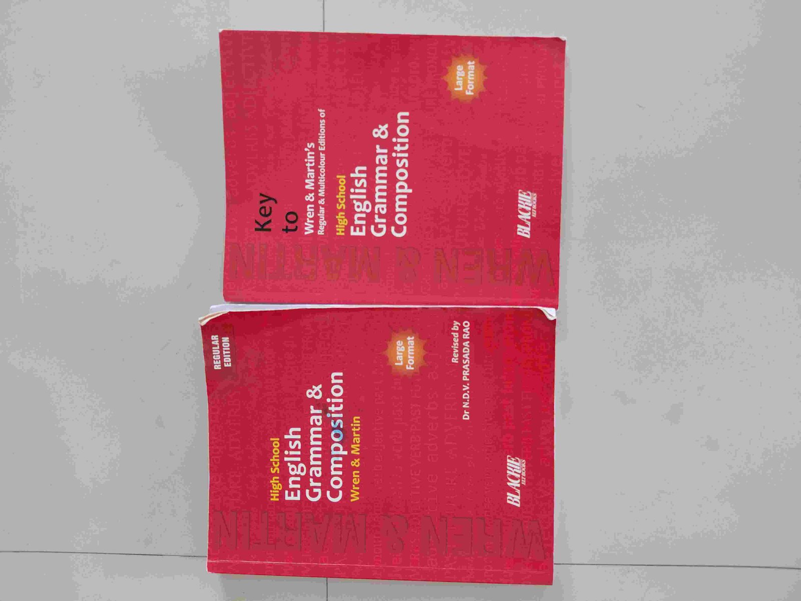 Wren and Martin high school English grammer and co