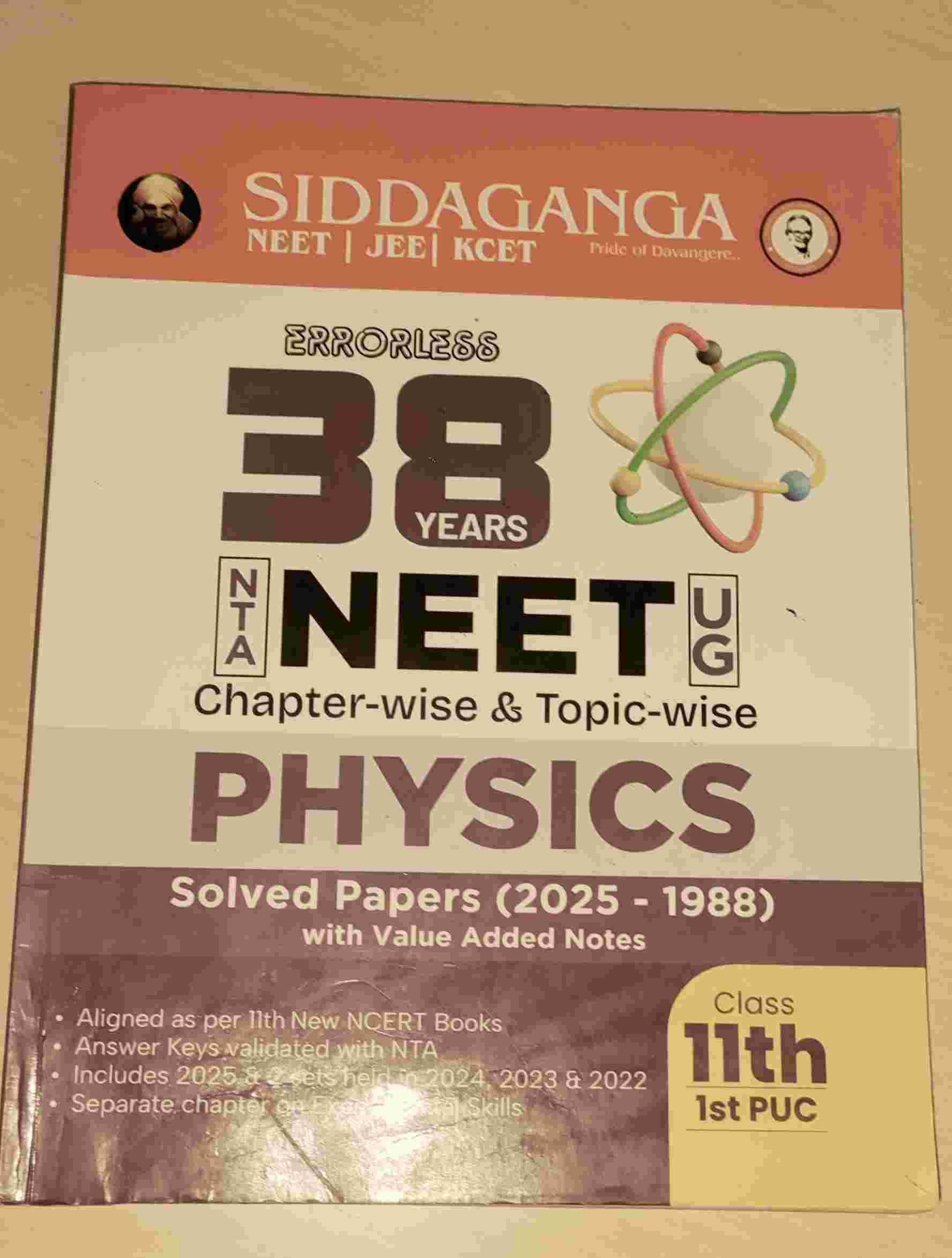 Neet 38 years pyqs physics book