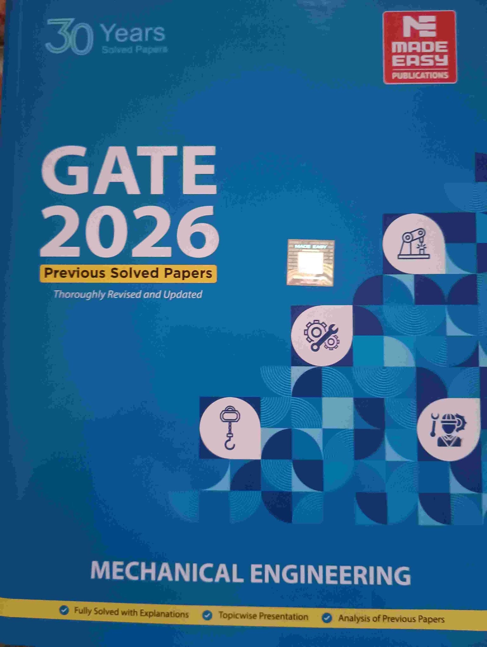 Gate 2026 Mechanical enprivious year solved paper