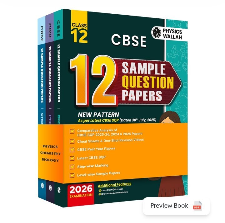 Physics Wallah 12th PCB Sample Papers 2026