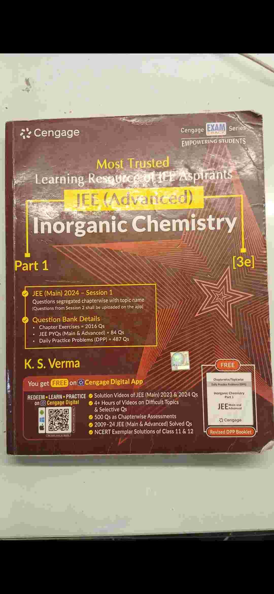 Cengage inorganic chemistry class 11 mains and adv