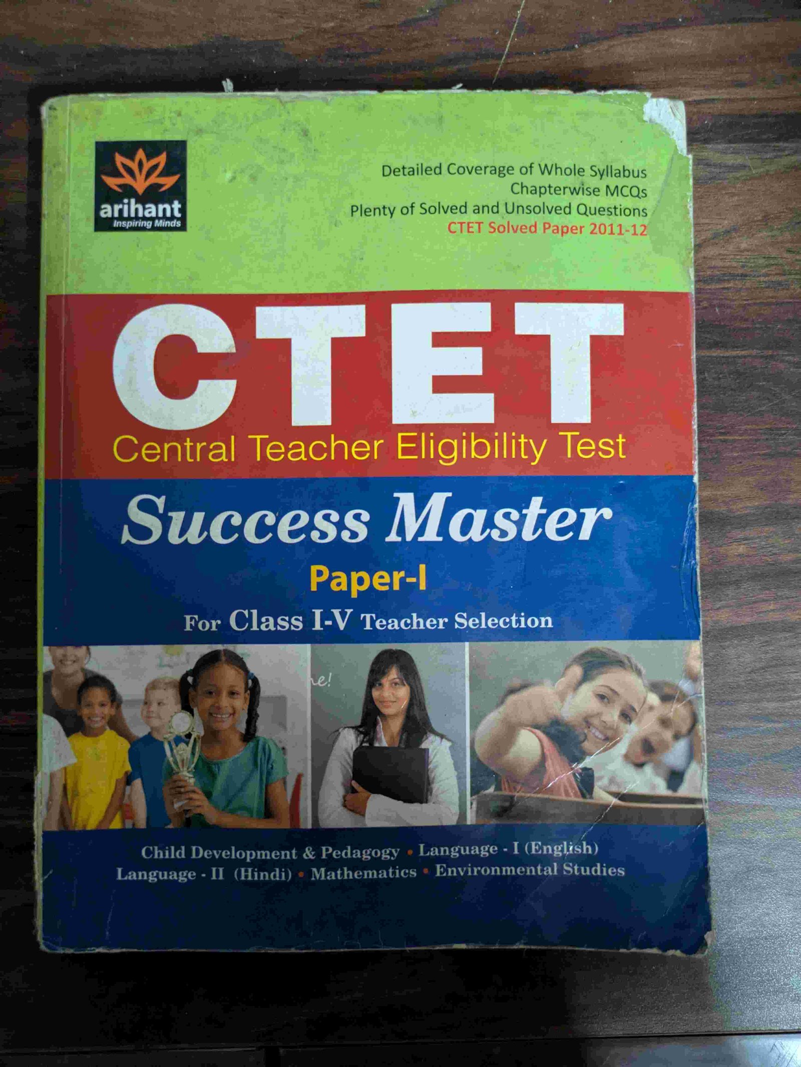 CTET Paper 1 class I to V teachers