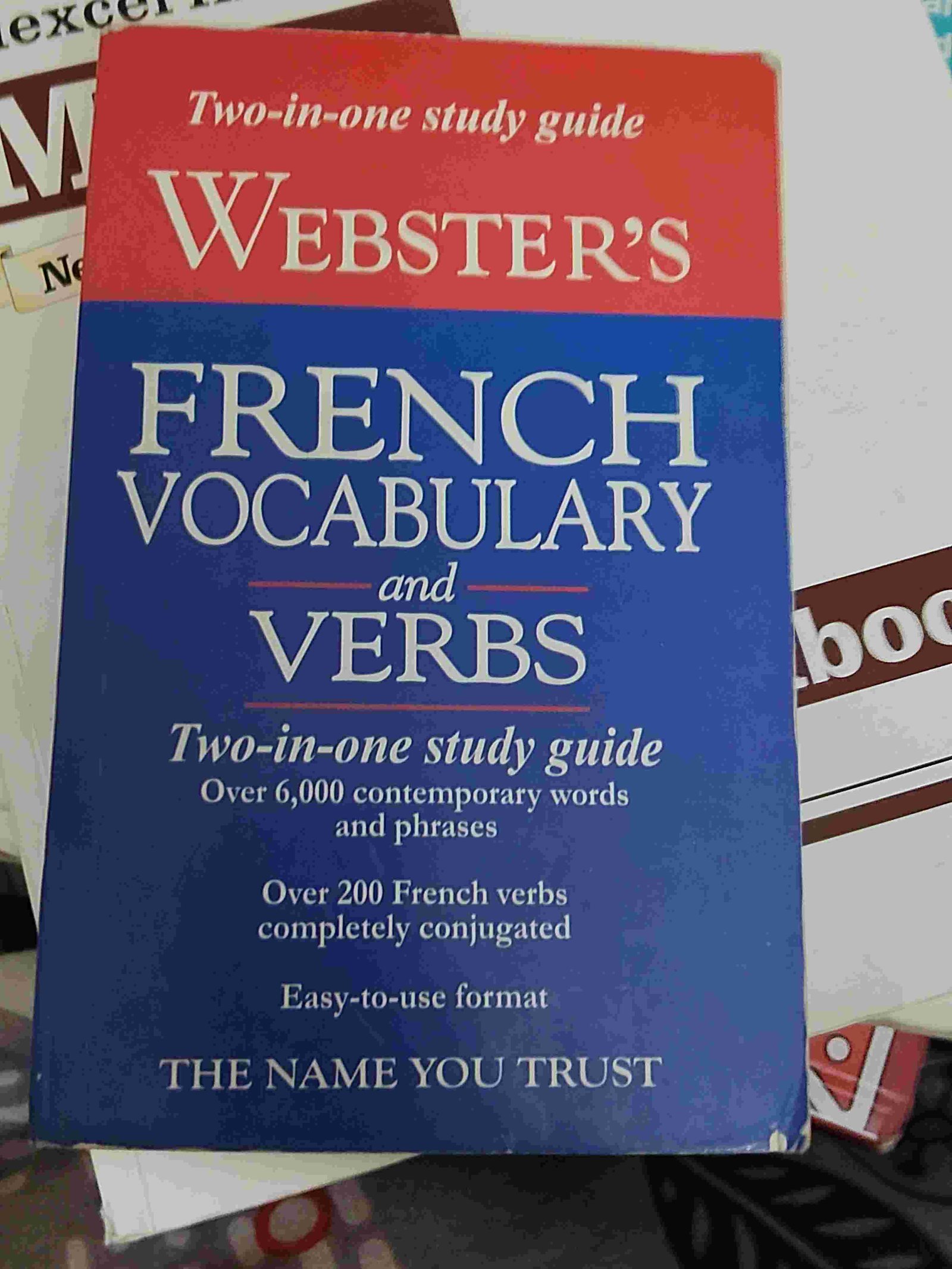 webster's french vocabulary and verbs
