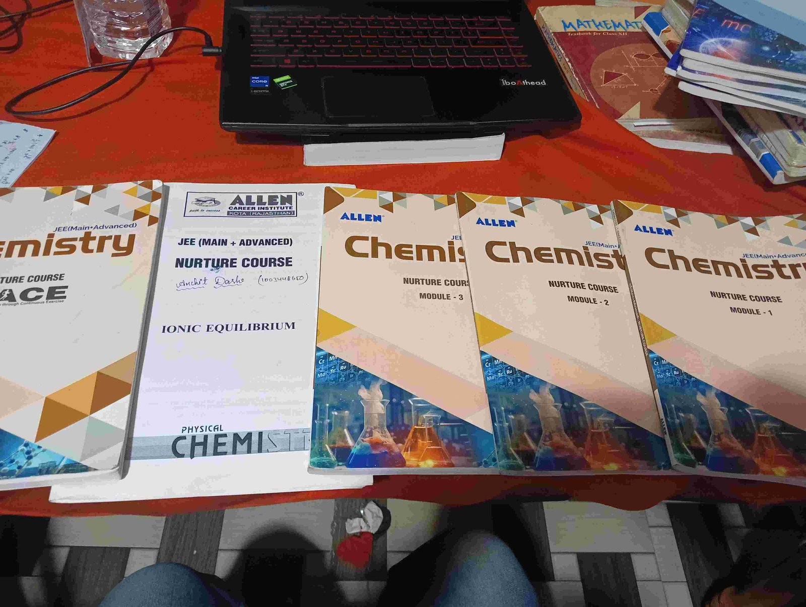 Allen modules chemistry full set for class 11