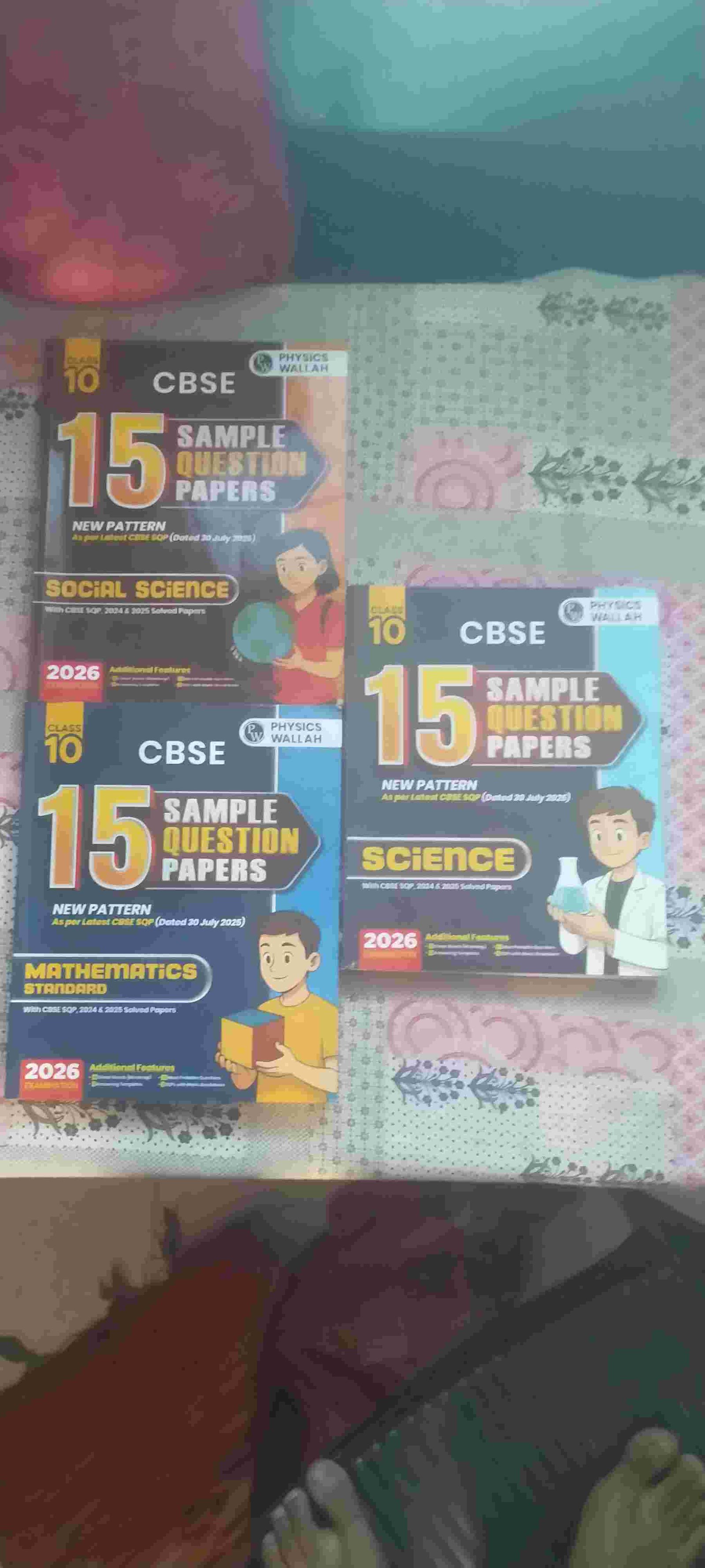 Set of three sample paper class 10 cbse 2025-25 PW