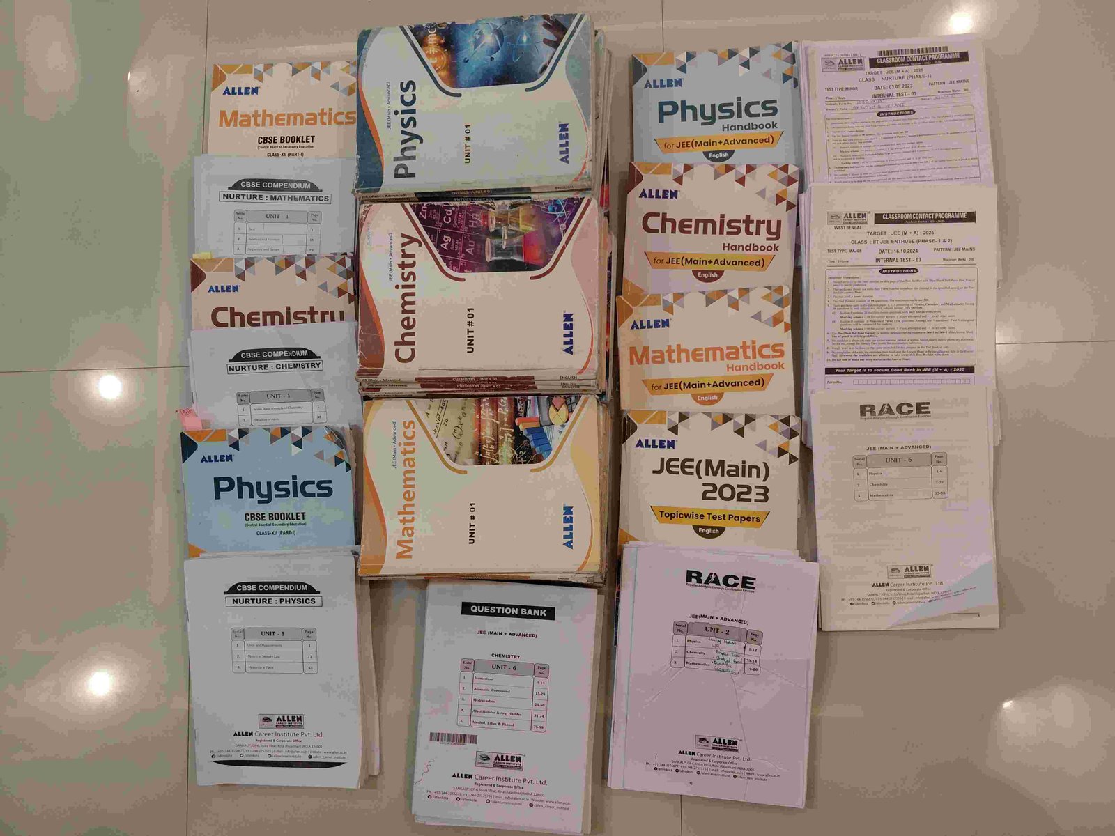 ALLEN module class 11th +12th complete set