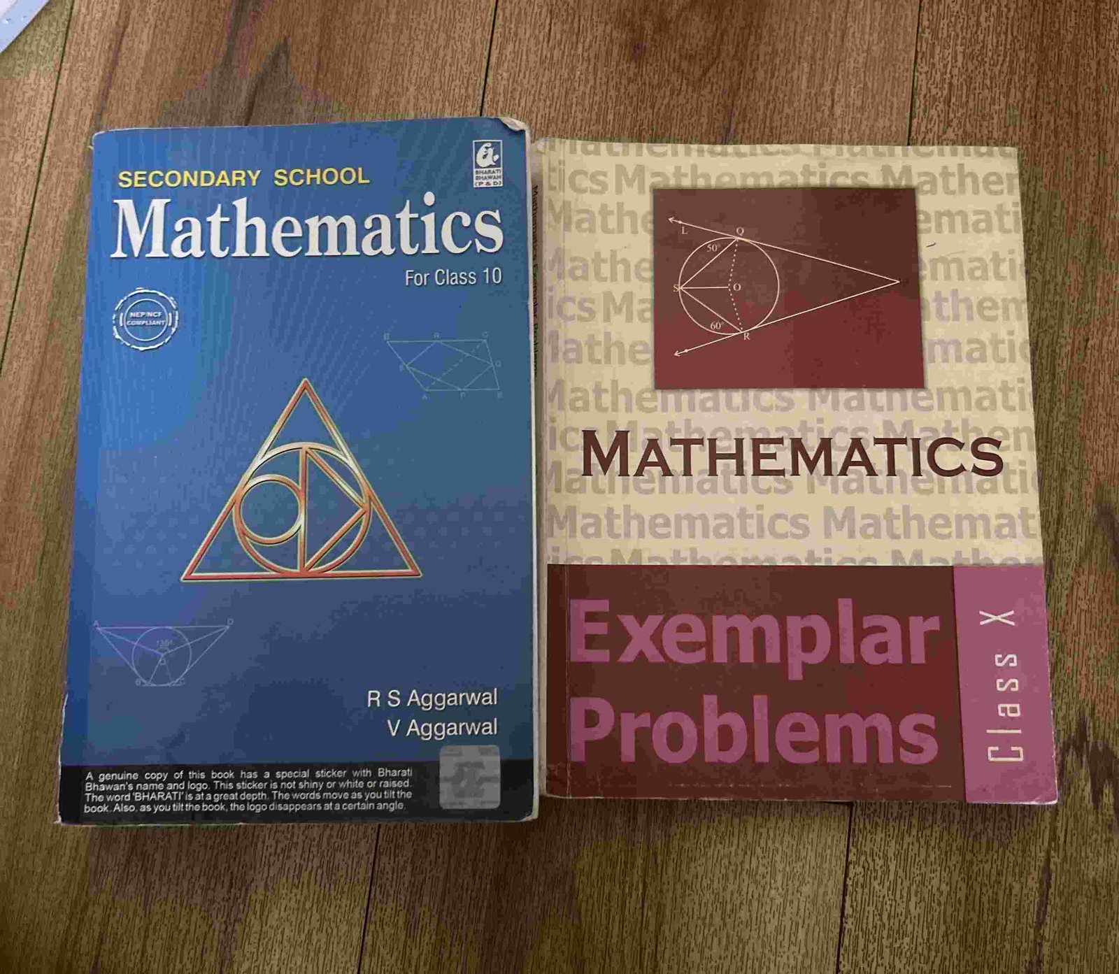 Class 10 cbse [maths exemplar and RS aggarwal]