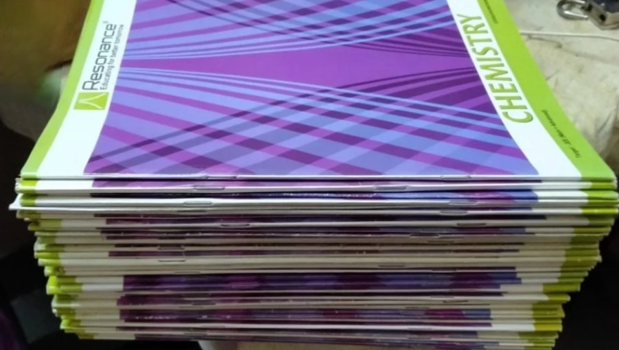 Resonance 12th modules for IIT JEE