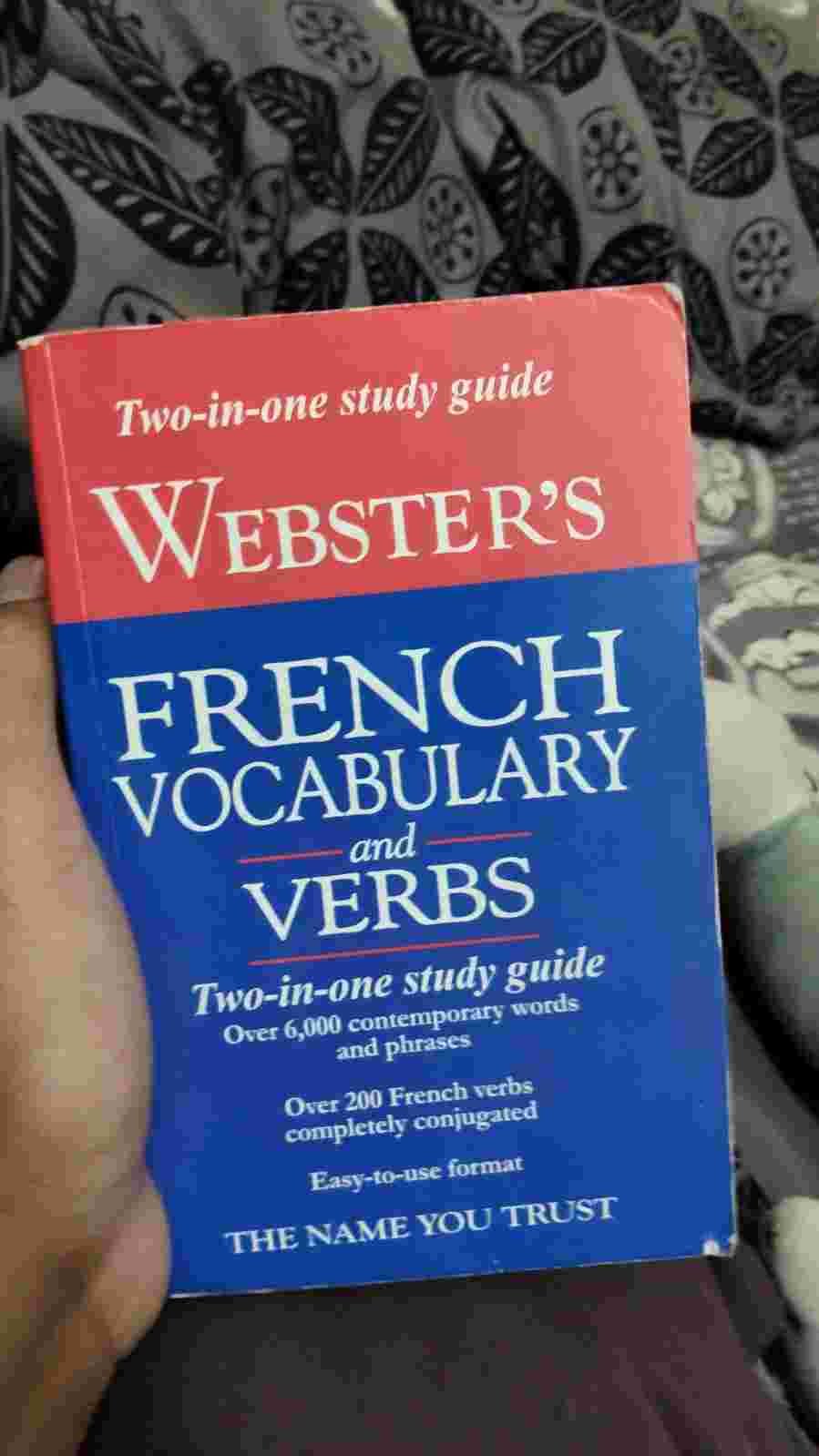 webster's french vocabulary and verbs