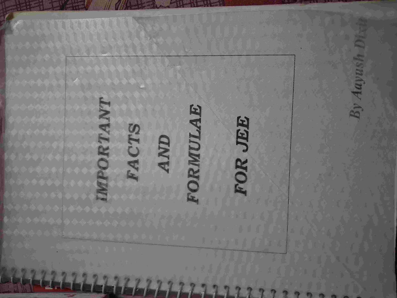 Important.Facts and Formulae