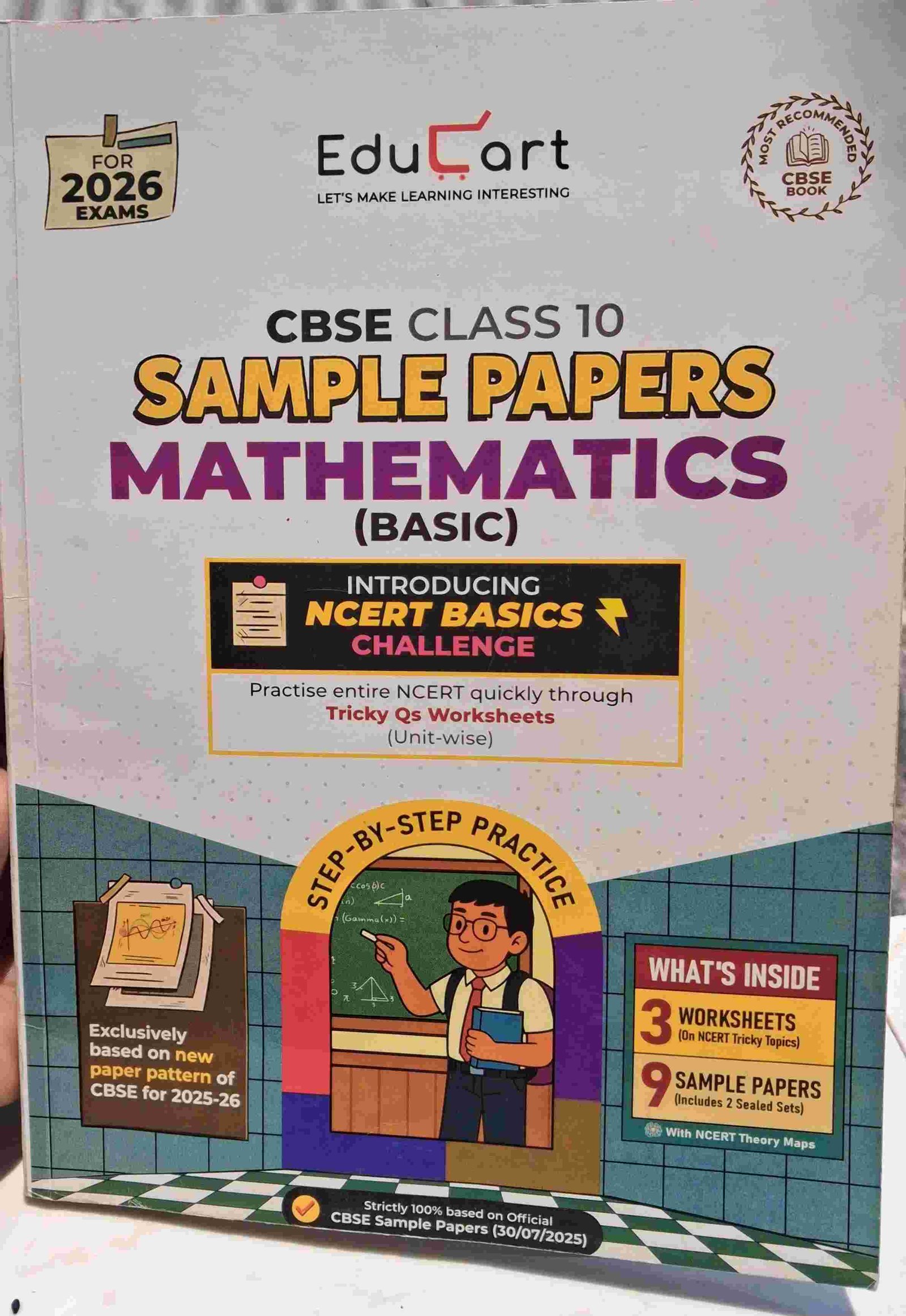 EDUCART SAMPLE PAPER CLASS 10 MATH BASIC