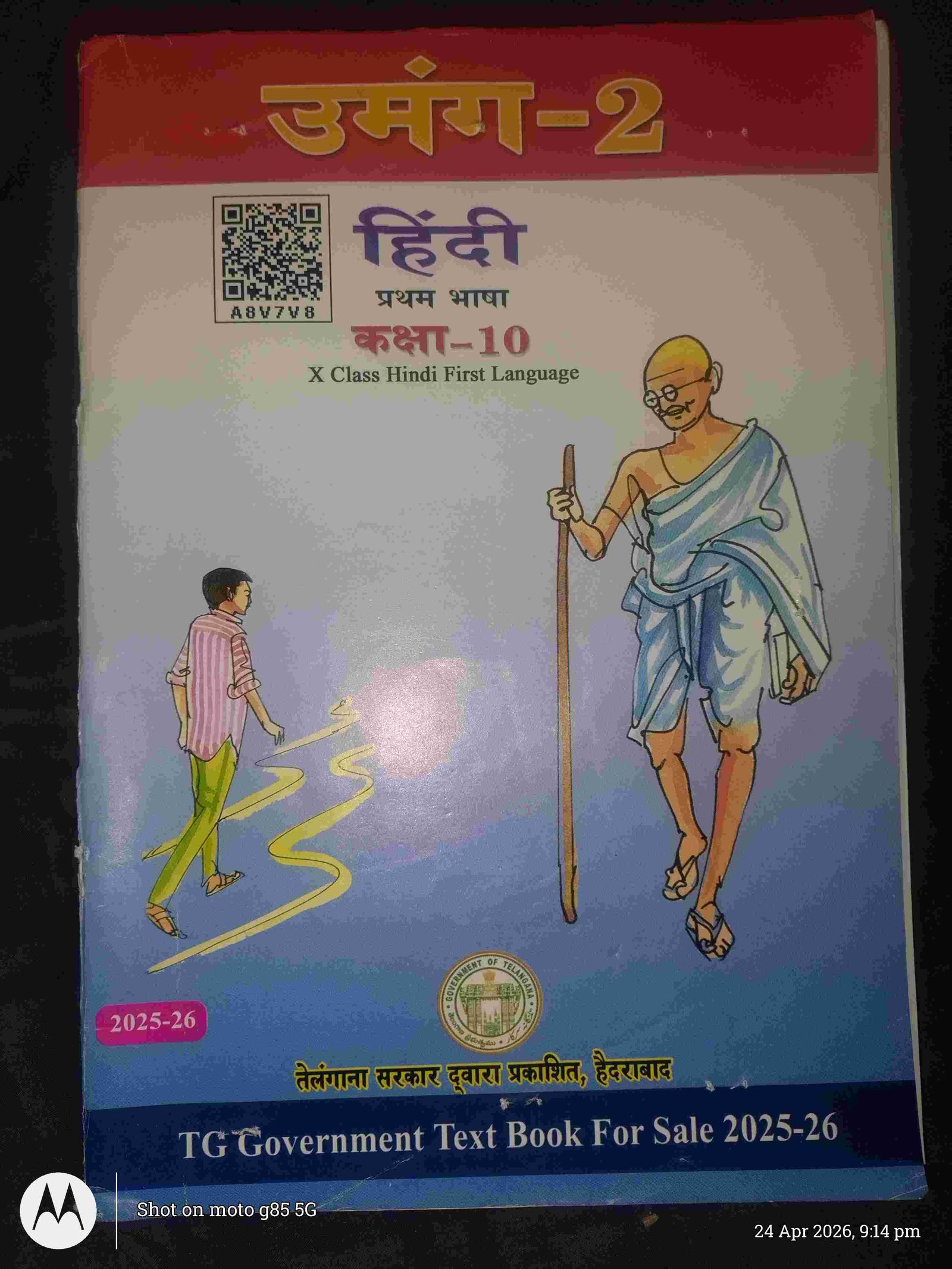 Hindi first language textbook