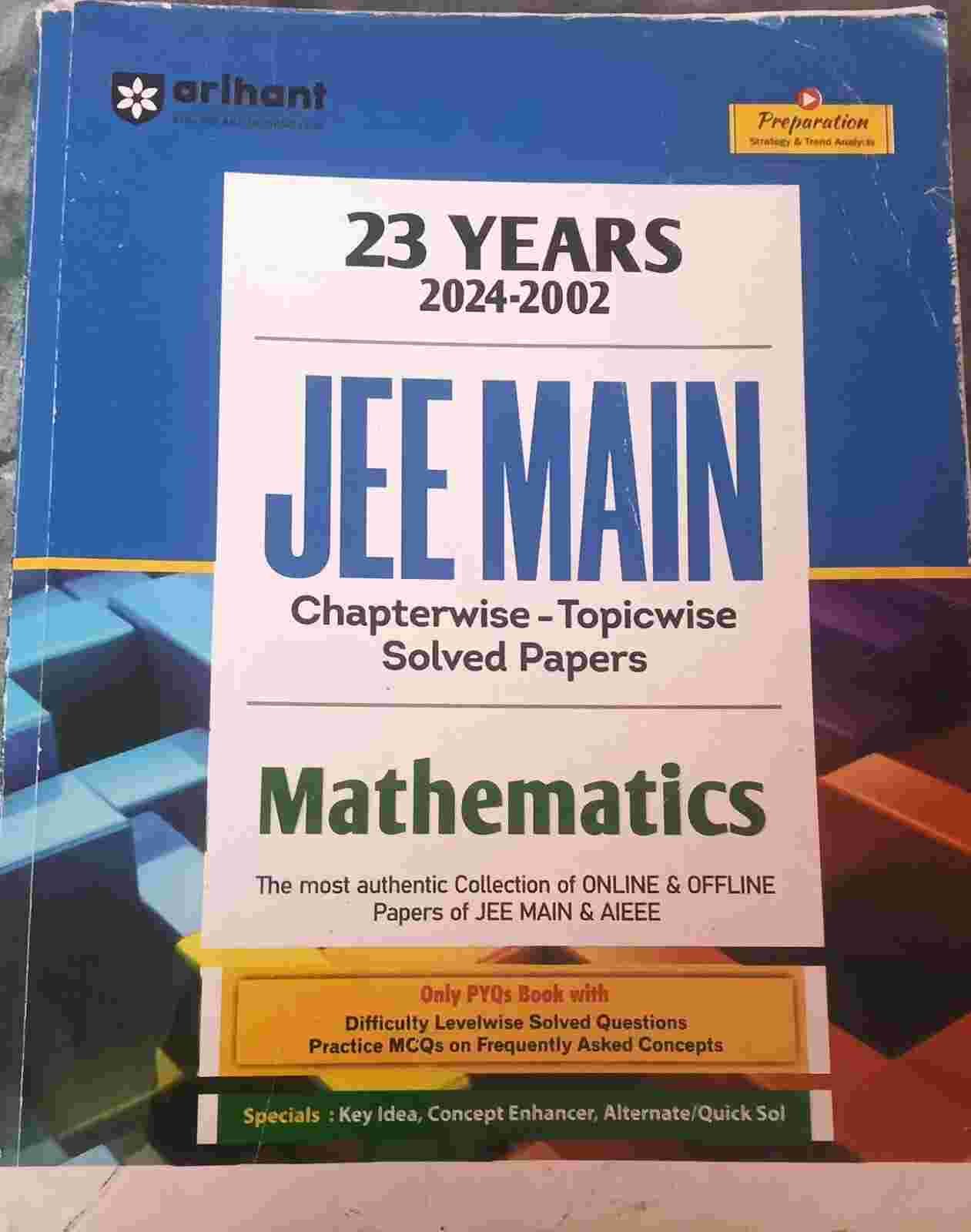 Arihant jee mains Maths Pyq