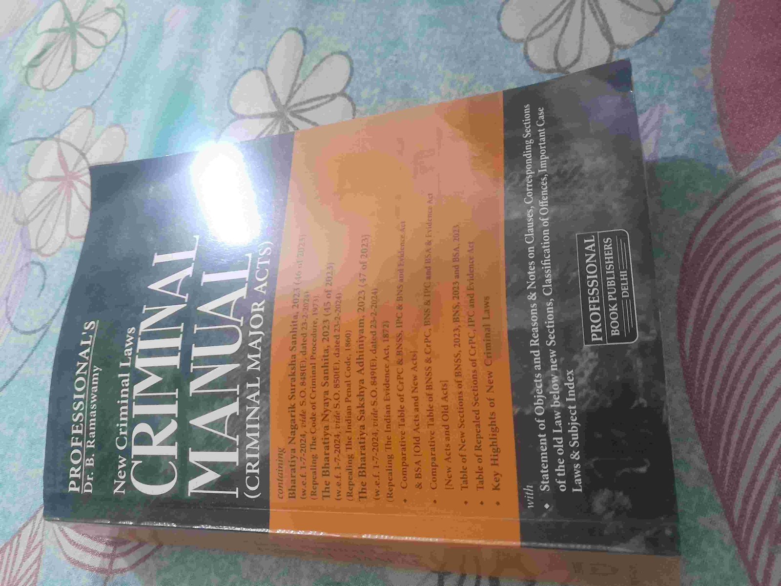 Criminal manual law book