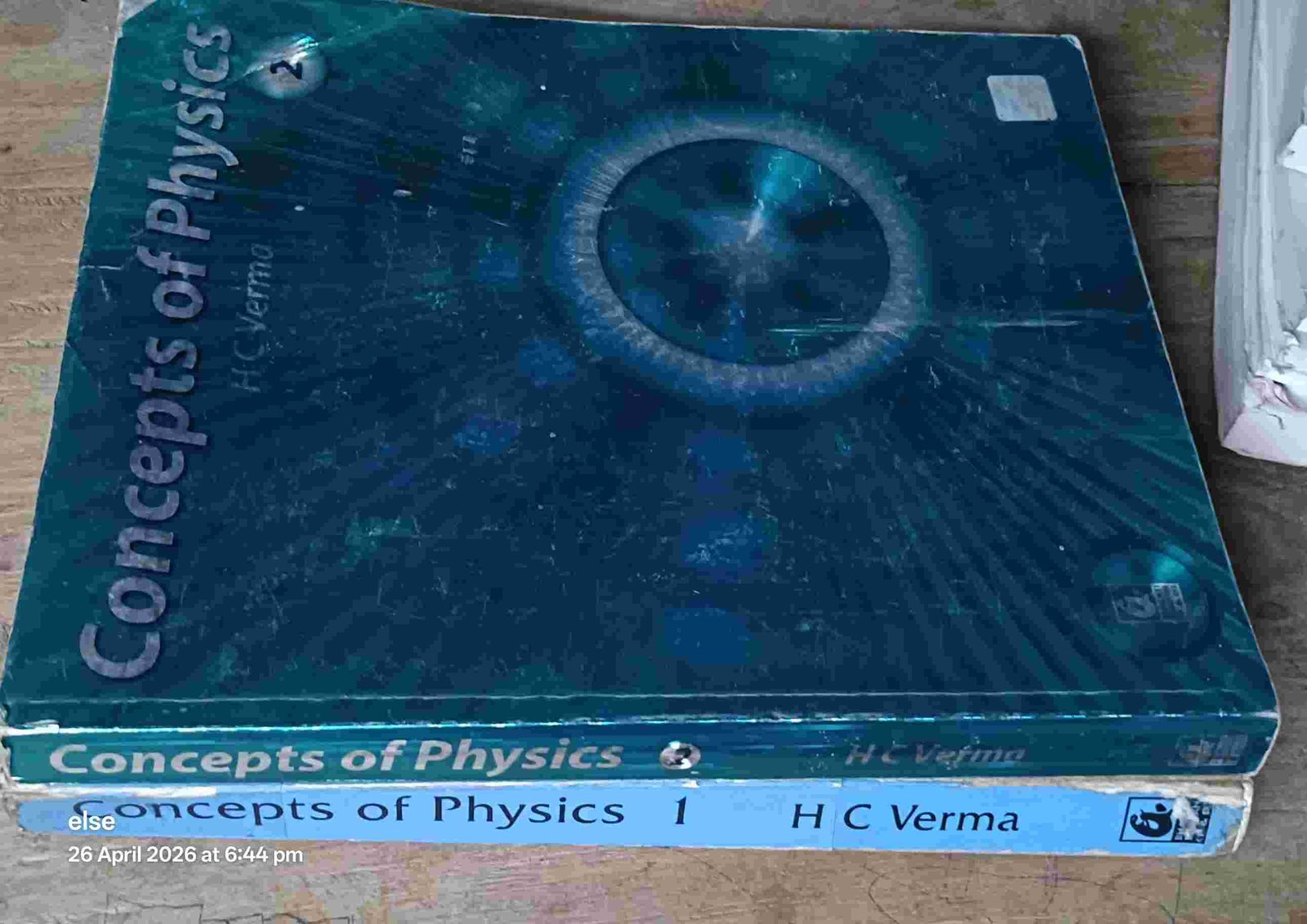 HC Verma volume 1 and 2
