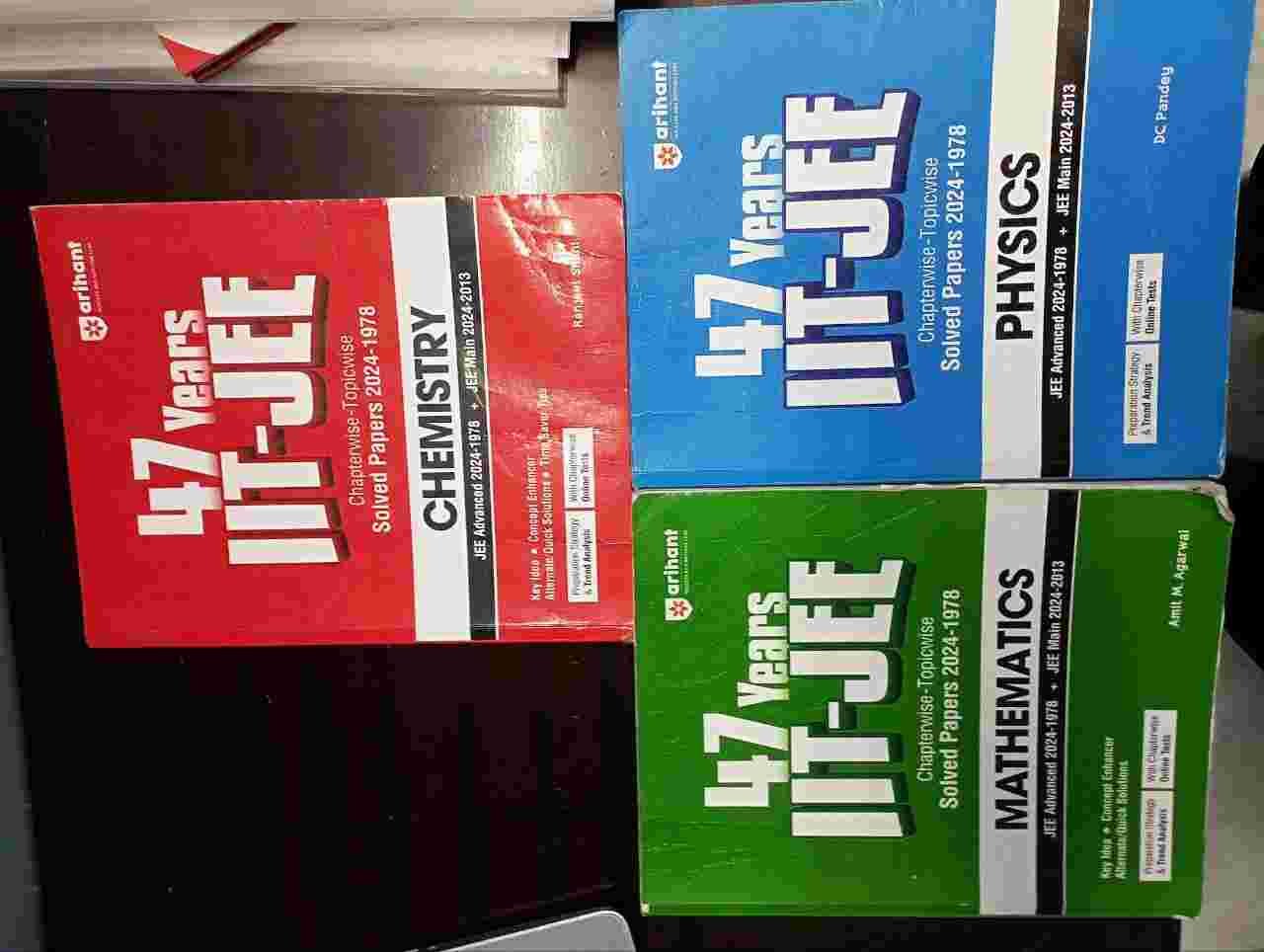 Arihant JEE Mains + Adv, Solved Papers (2024-1978)