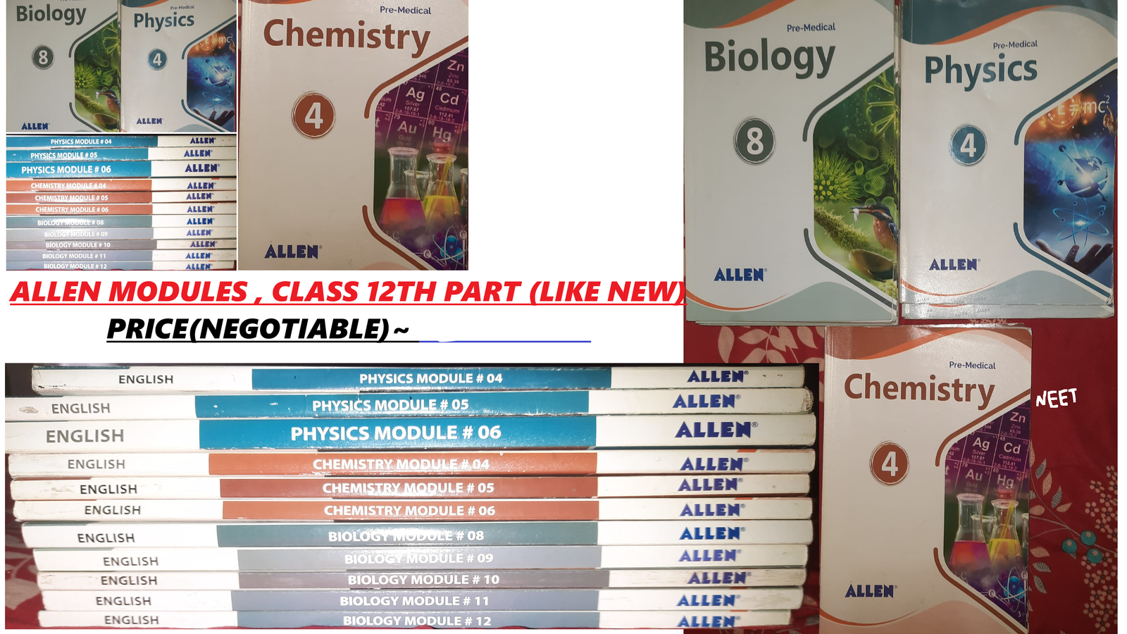 Allen Neet Modules. Class 12th Part.