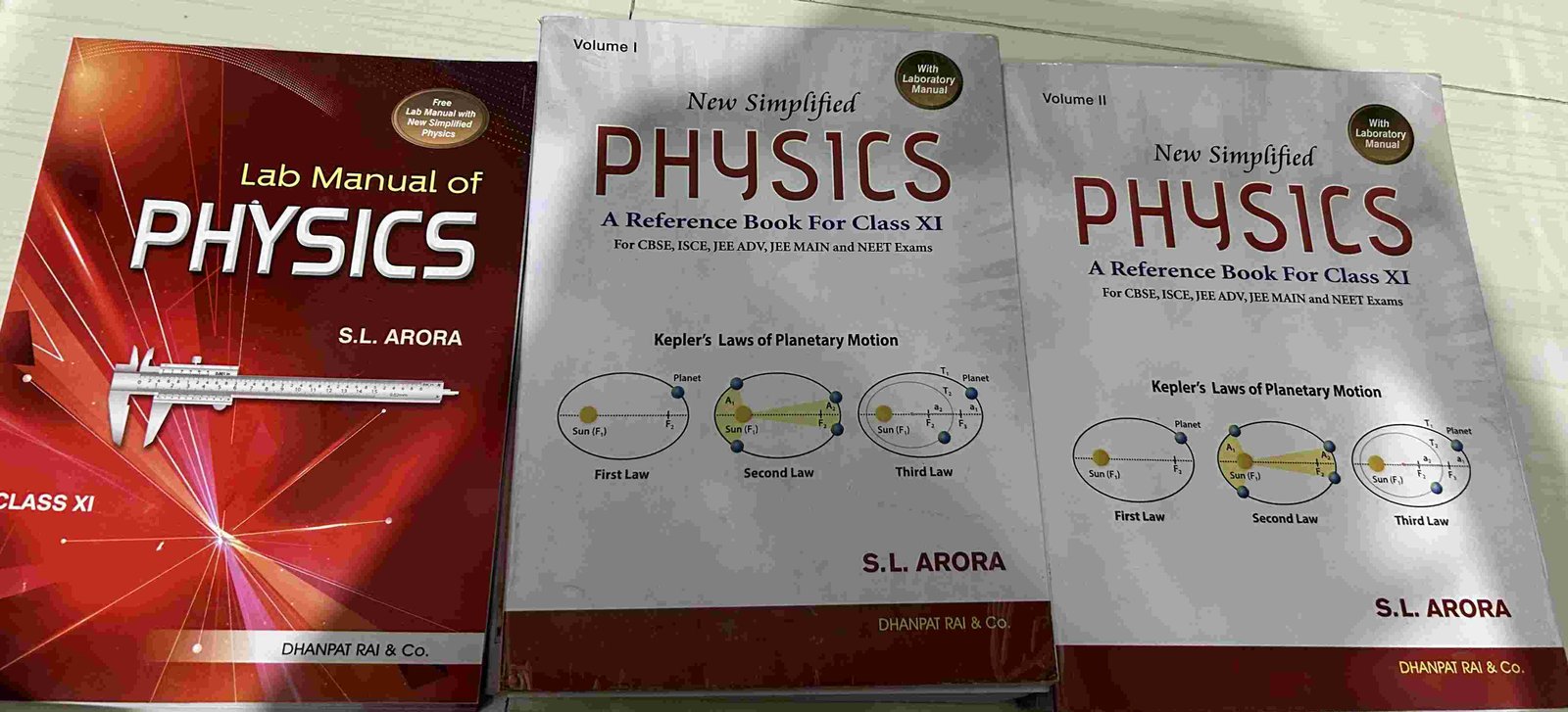 Sl Arora class 11 vol 1 and 2 with lab book
