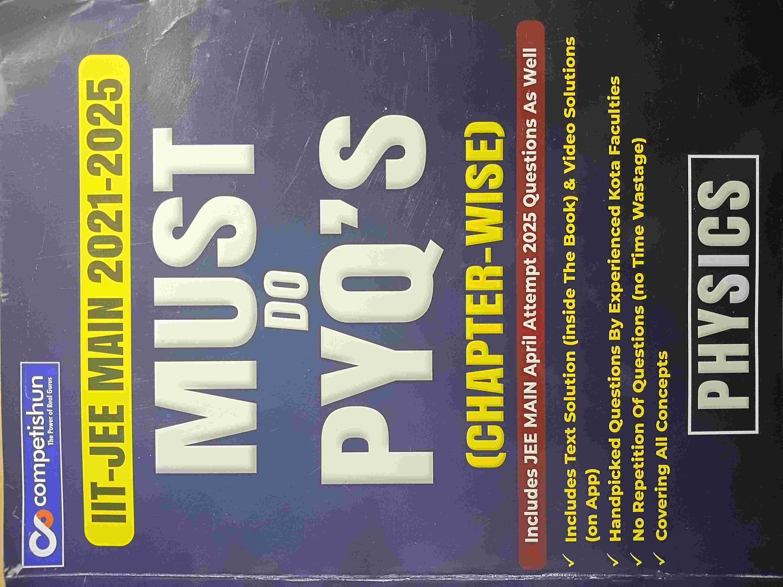 Competishun physics jee mains 2021-25 must do pyq