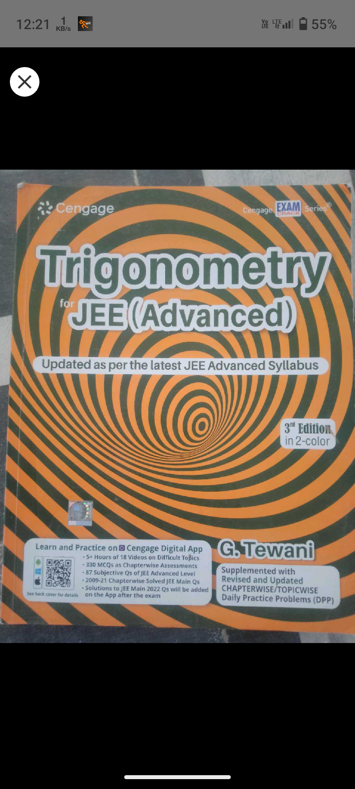 Cengage of trigonometry mathematics for iit jee