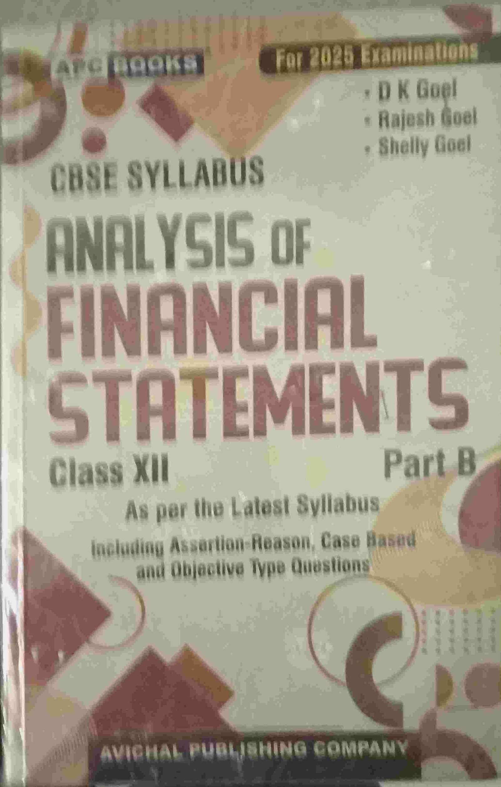 ACCOUNTANCY CLASS 12 BOOKS OF D. K GOEL COMMERCE